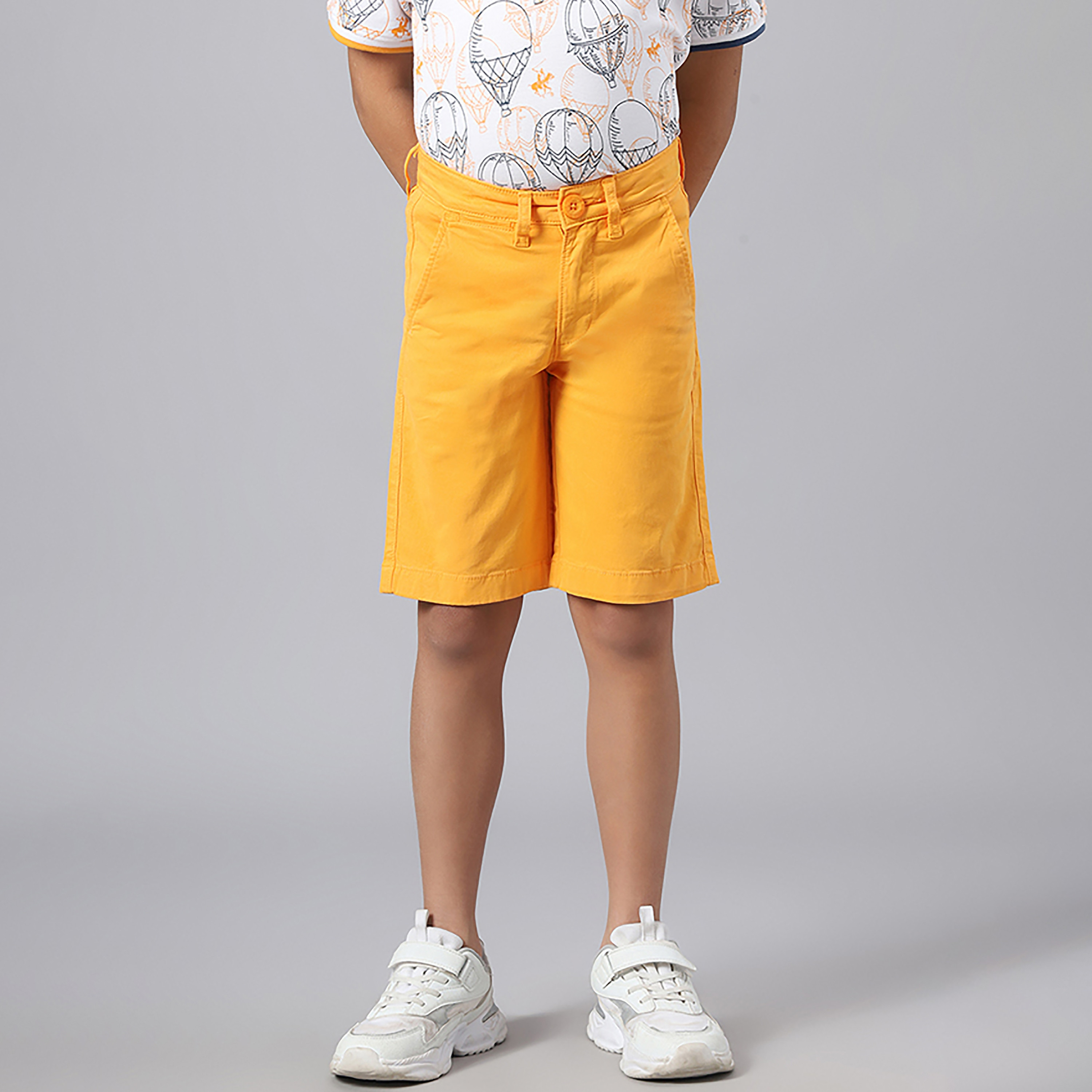  شورت منسوج بأزرار بقصة عادية من بيفرلي هيلز بولو كلوب-boys-clothing-bottoms-shorts-image-13