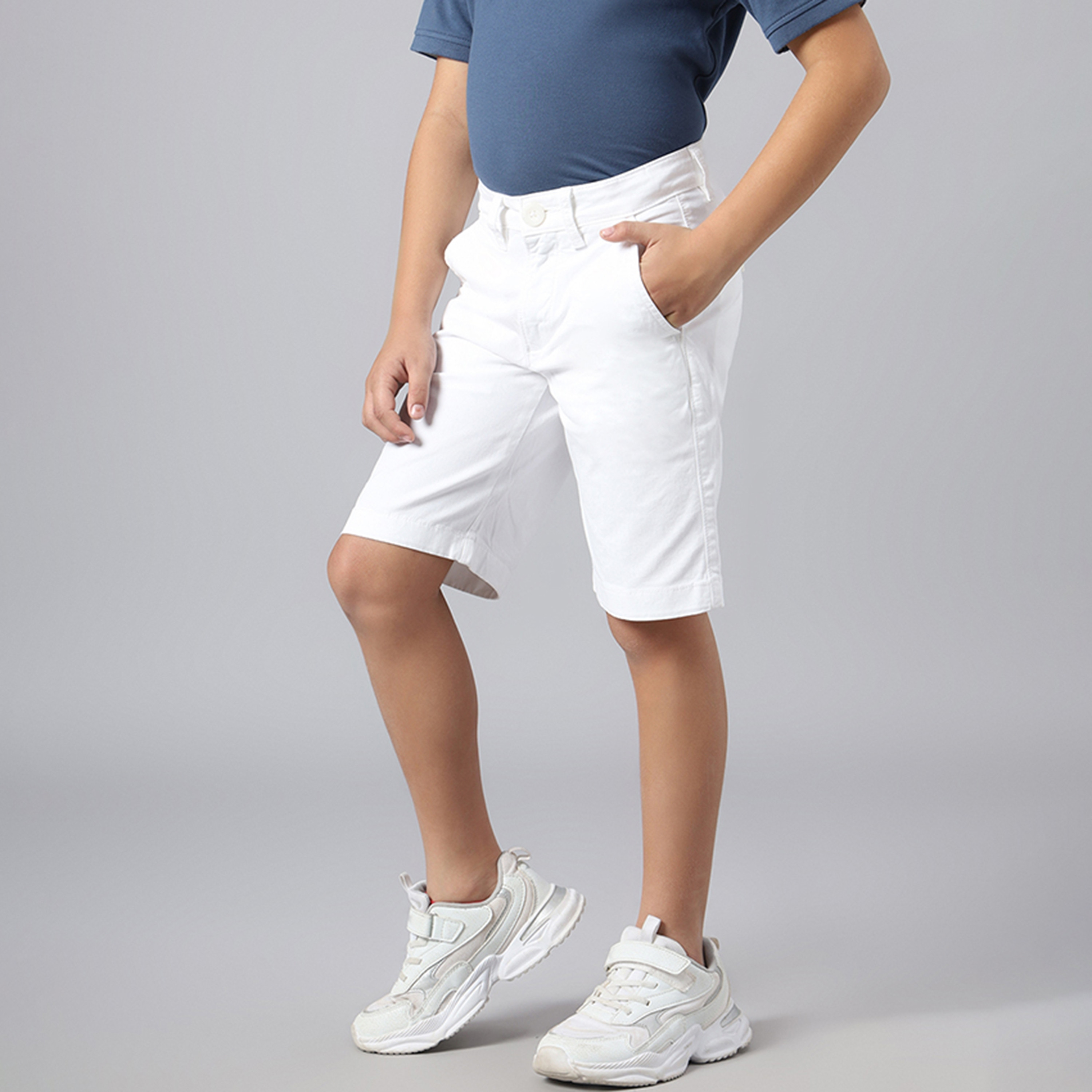  شورت منسوج بأزرار بقصة عادية من بيفرلي هيلز بولو كلوب-boys-clothing-bottoms-shorts-image-10