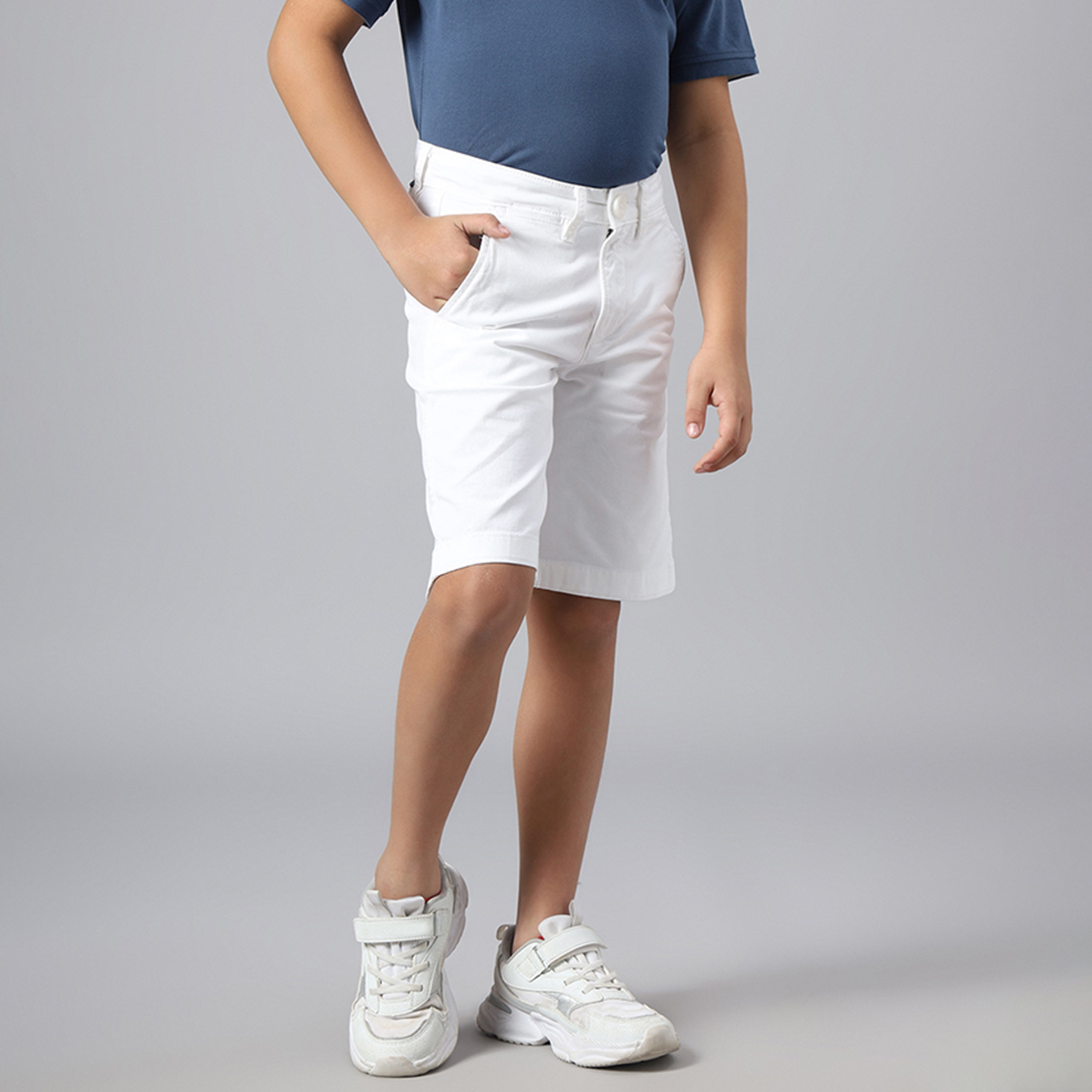  شورت منسوج بأزرار بقصة عادية من بيفرلي هيلز بولو كلوب-boys-clothing-bottoms-shorts-image-11