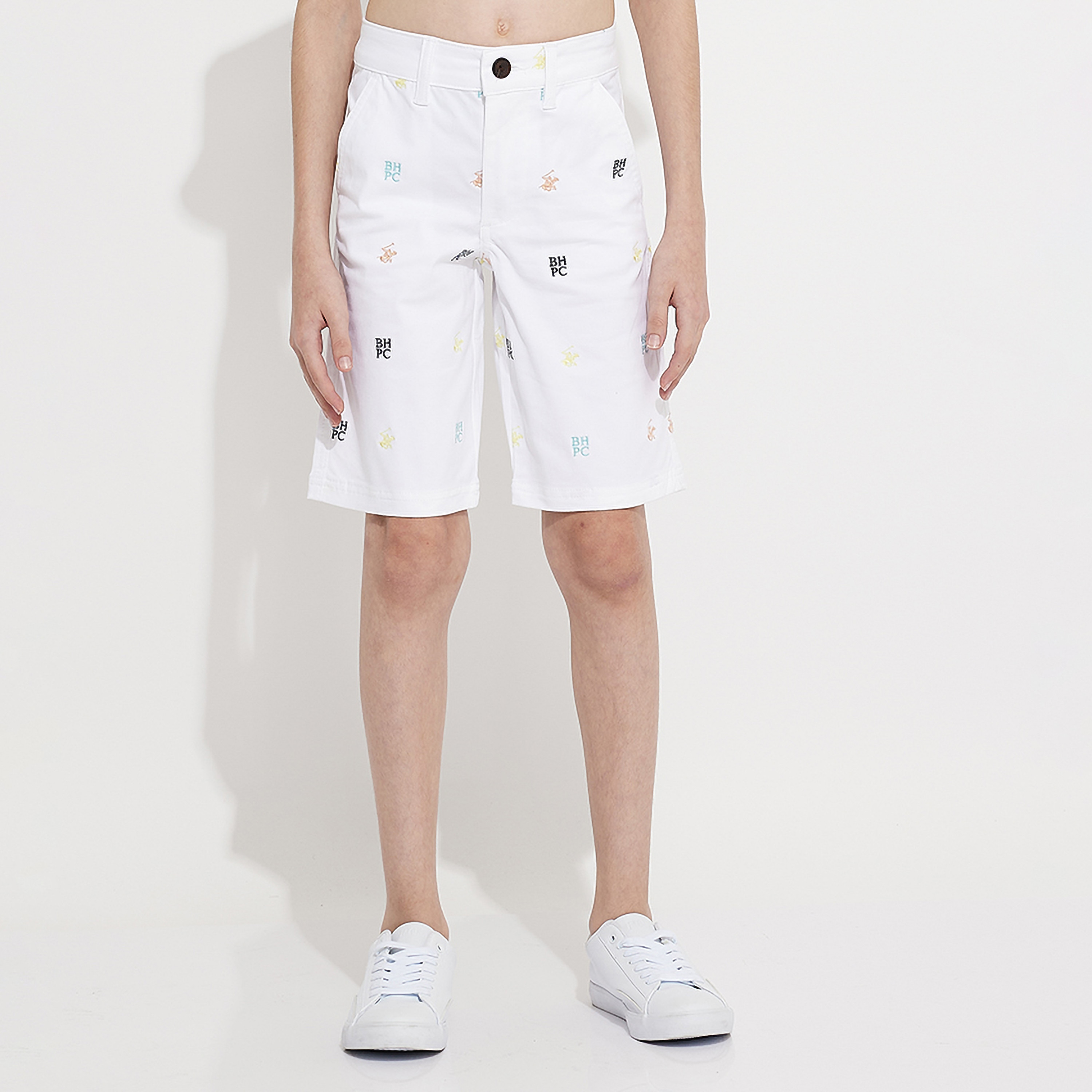 شورت مطاطي مطبوع من بيفرلي هيلز بولو كلوب-boys-clothing-bottoms-shorts-image-1