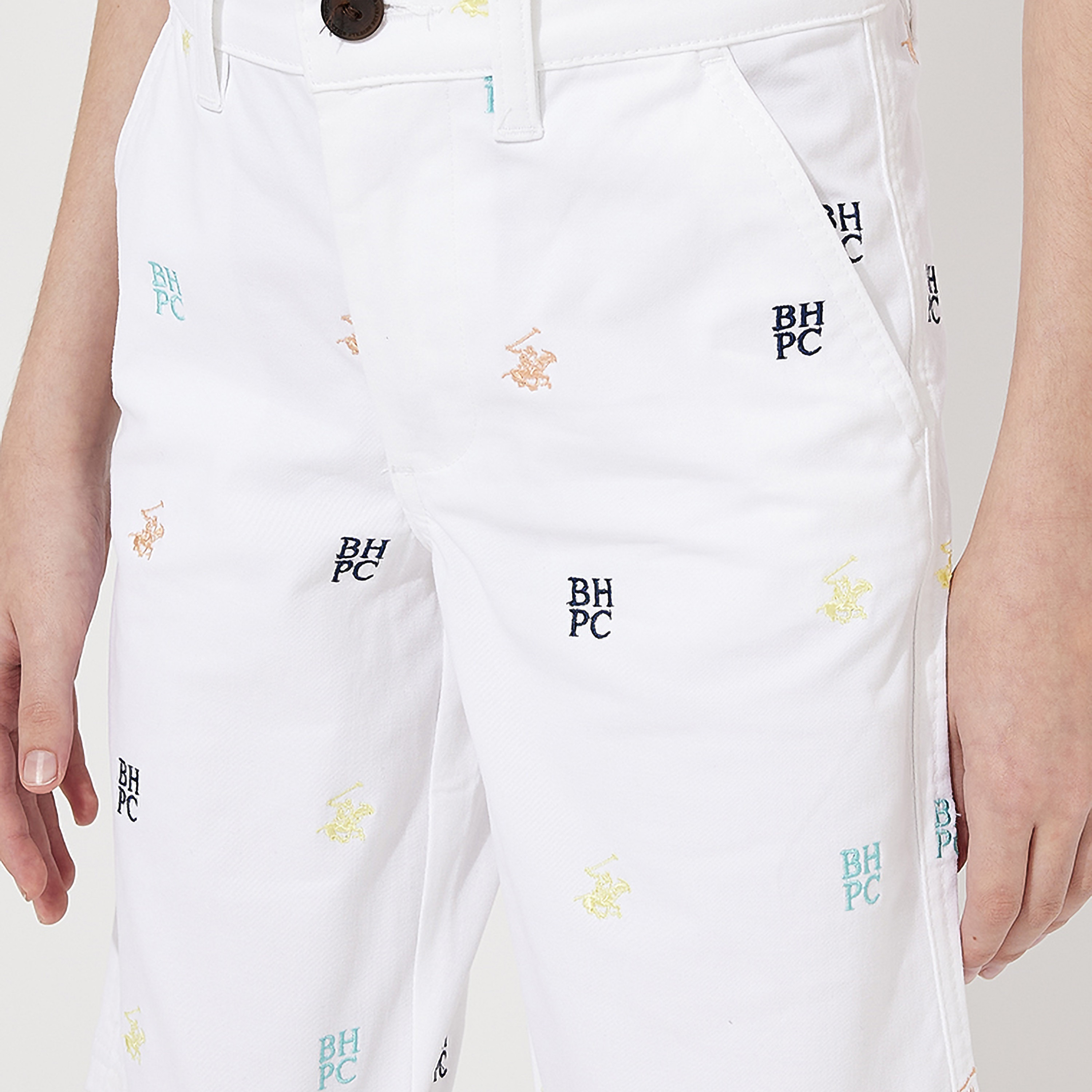 Beverly Hills Polo Club Printed Elasticated Shorts-boys-clothing-bottoms-shorts-image-3