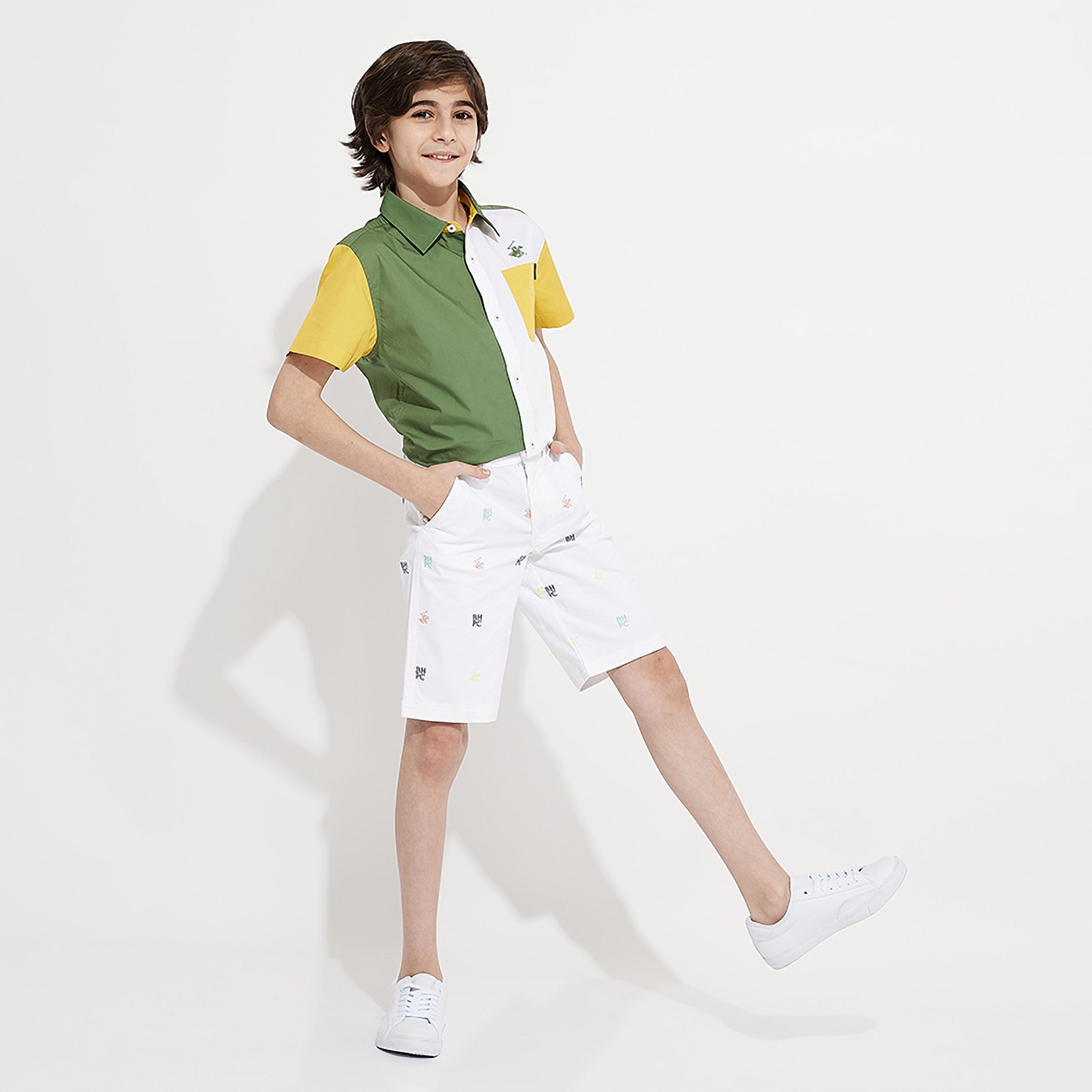 شورت مطاطي مطبوع من بيفرلي هيلز بولو كلوب-boys-clothing-bottoms-shorts-image-4
