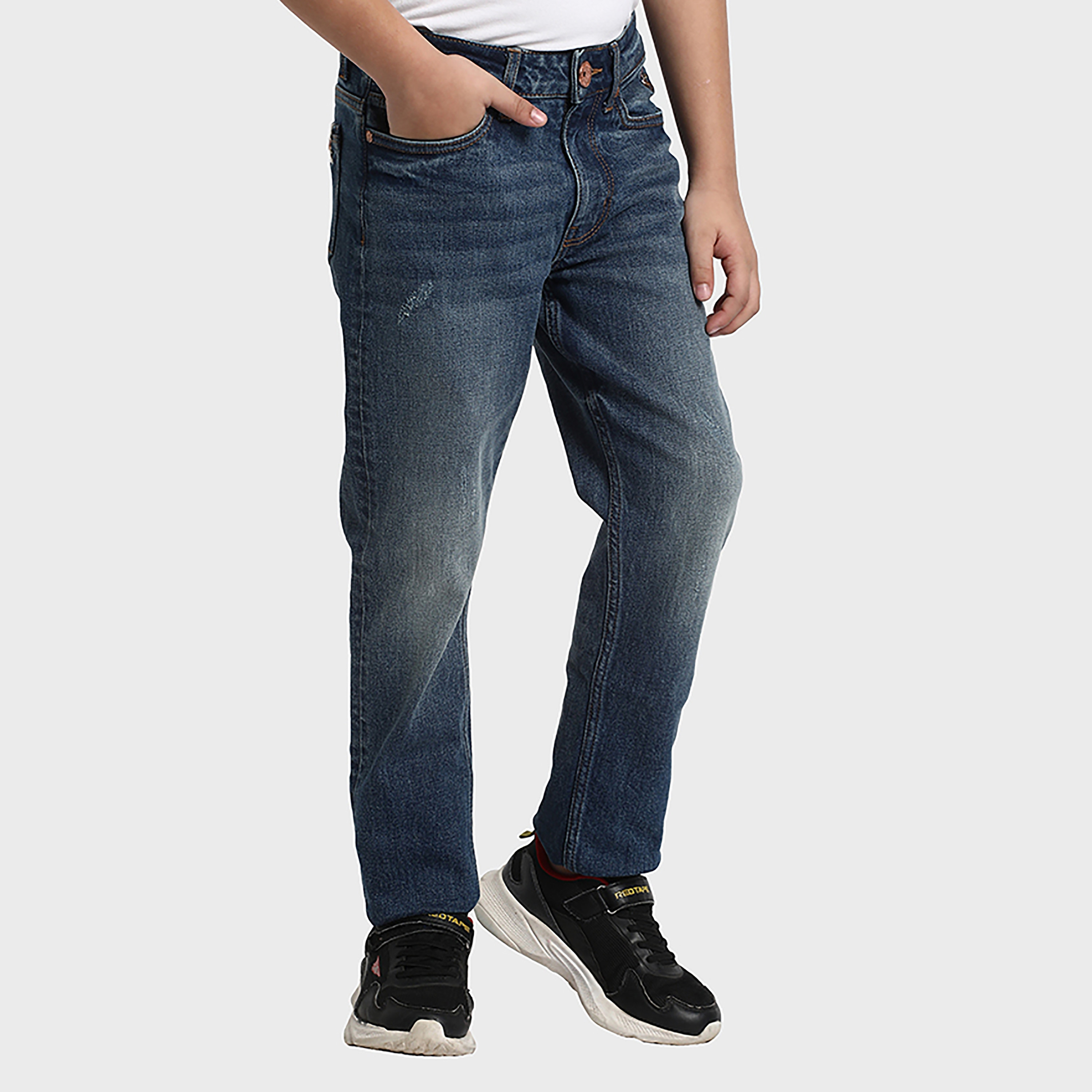 Beverly Hills Polo Club Faded Mid Rise Straight Fit Jeans-boys-clothing-bottoms-jeans-image-3