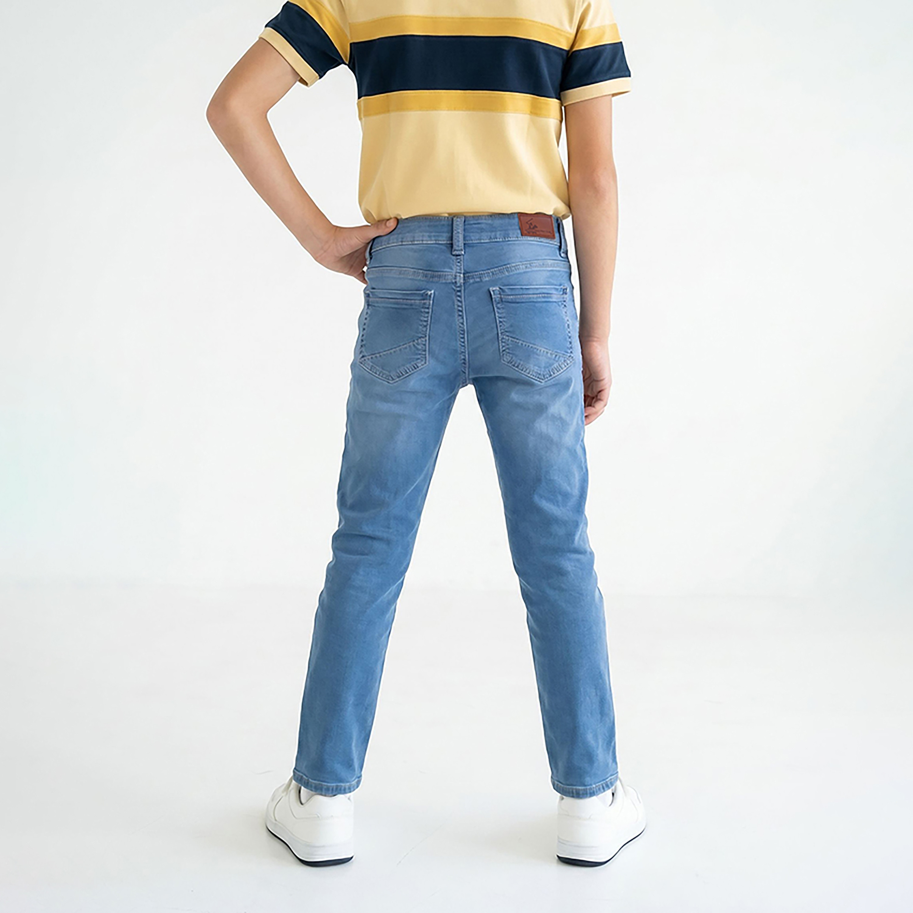 بنطال جينز رجالي سادة بقصة منتظمة من بيفرلي هيلز بولو كلوب-boys-clothing-bottoms-jeans-image-3