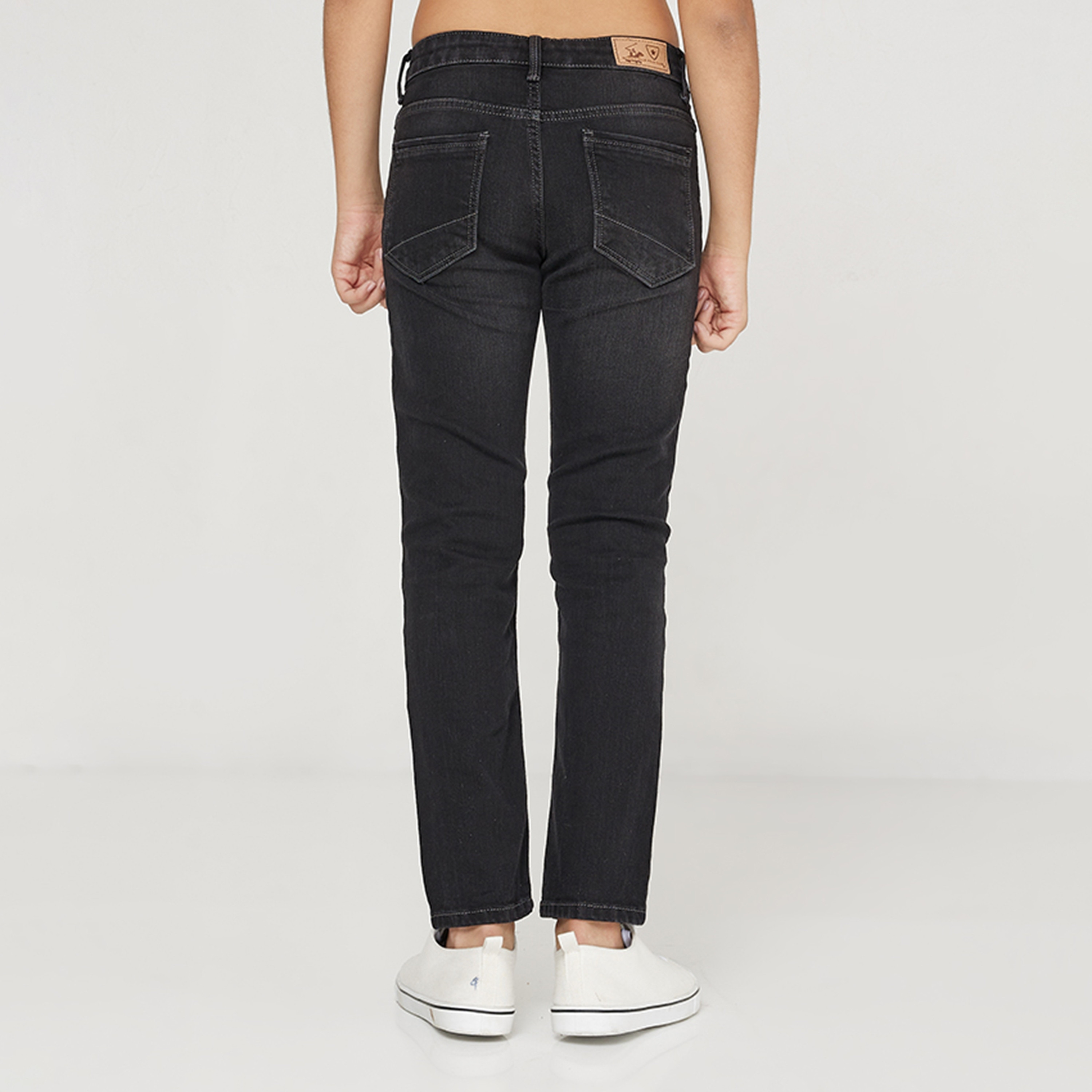 Beverly Hills Polo Club Solid Straight Fit Jeans-boys-clothing-bottoms-jeans-image-2