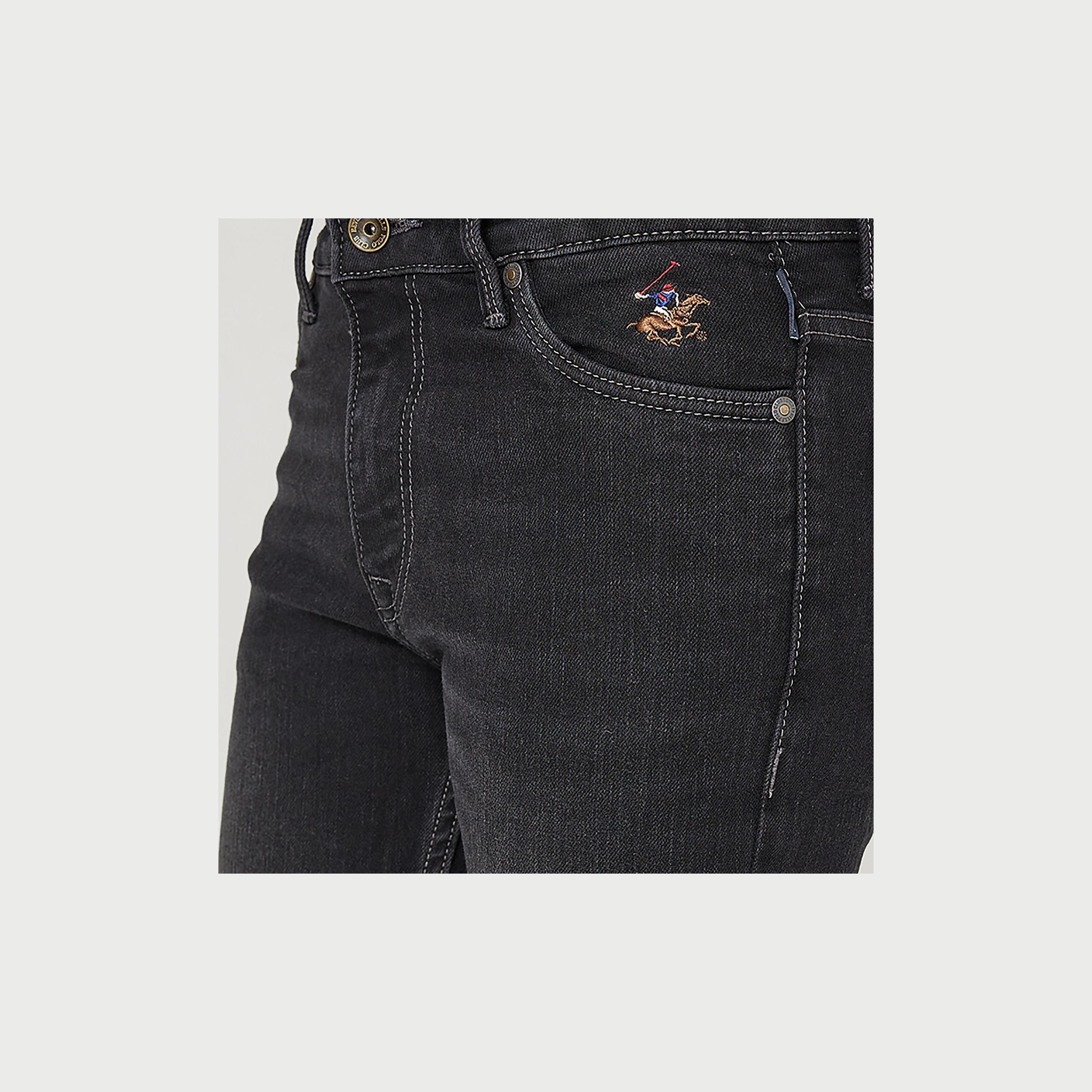 بنطلون جينز قصة مستقيمة سادة من بيفرلي هيلز بولو كلوب-boys-clothing-bottoms-jeans-image-3