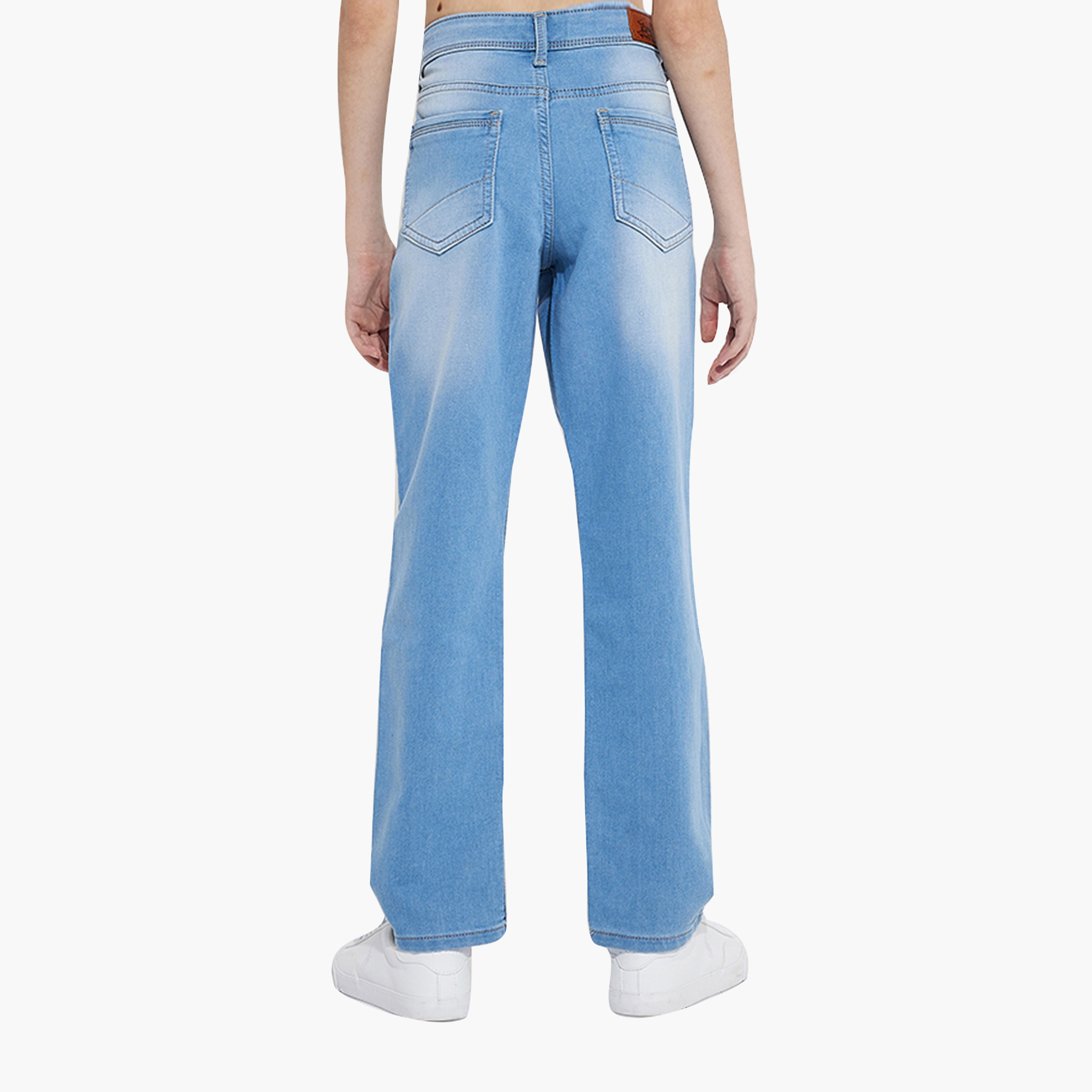 Beverly Hills Polo Club Solid Cotton Straight Fit Denim Jeans-boys-clothing-bottoms-jeans-image-4