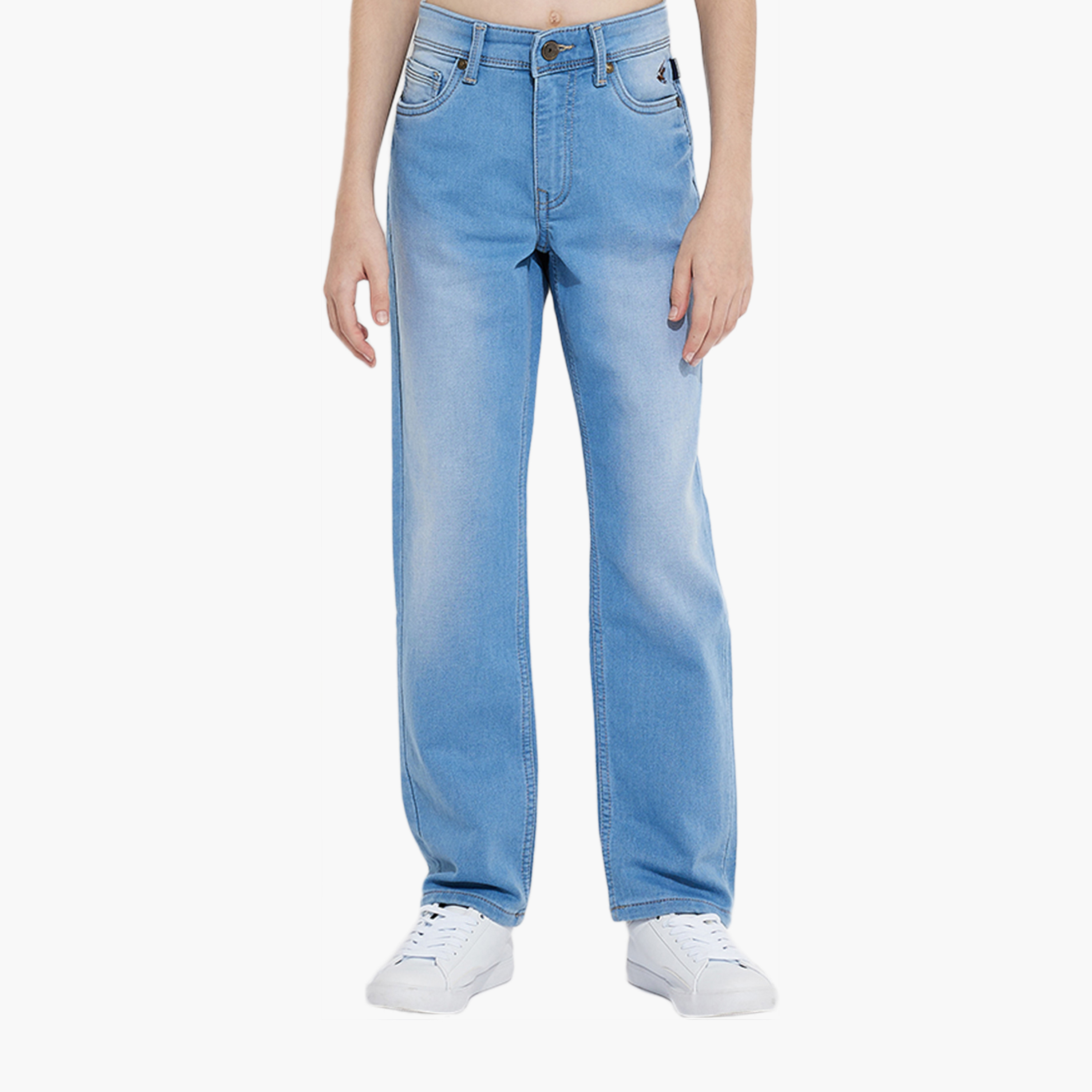 بنطلون جينز بقصة مستقيمة من بيفرلي هيلز بولو كلوب-boys-clothing-bottoms-jeans-image-1