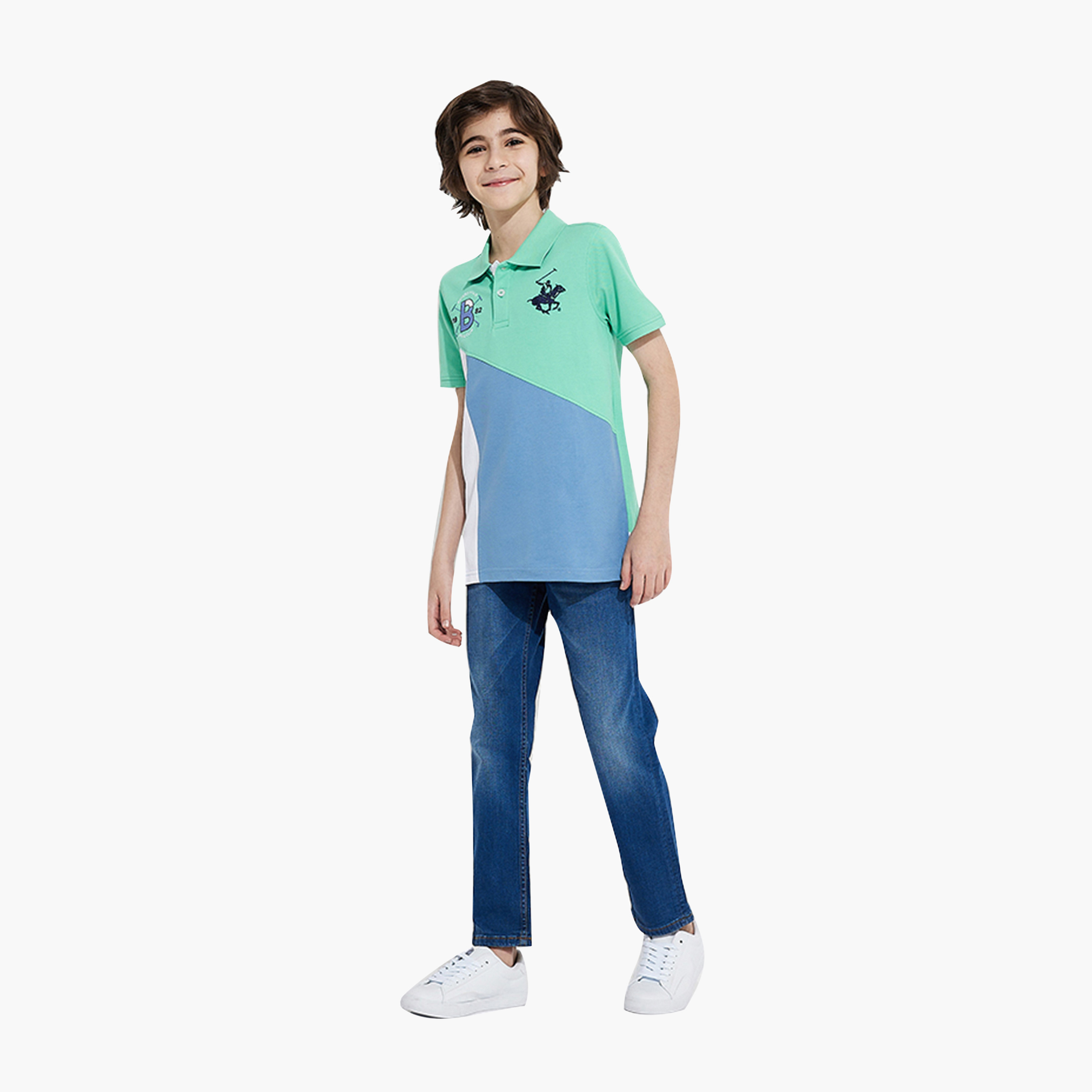 Beverly Hills Polo Club Solid Cotton Straight Fit Denim Jeans-boys-clothing-bottoms-jeans-image-3