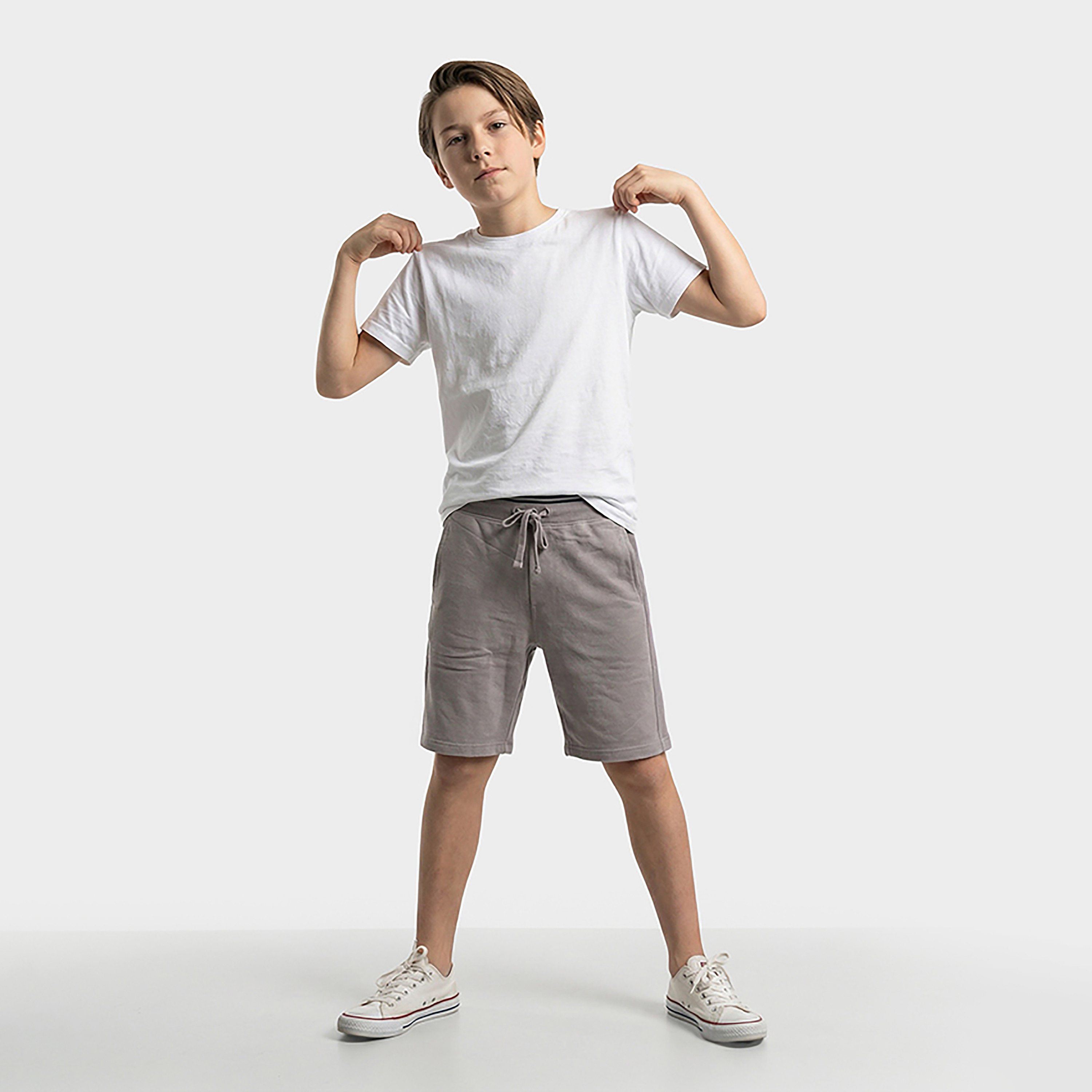Beverly Hills Polo Club Solid Elasticated Drawstring Shorts-baby-boys-clothing-bottoms-shorts-image-2