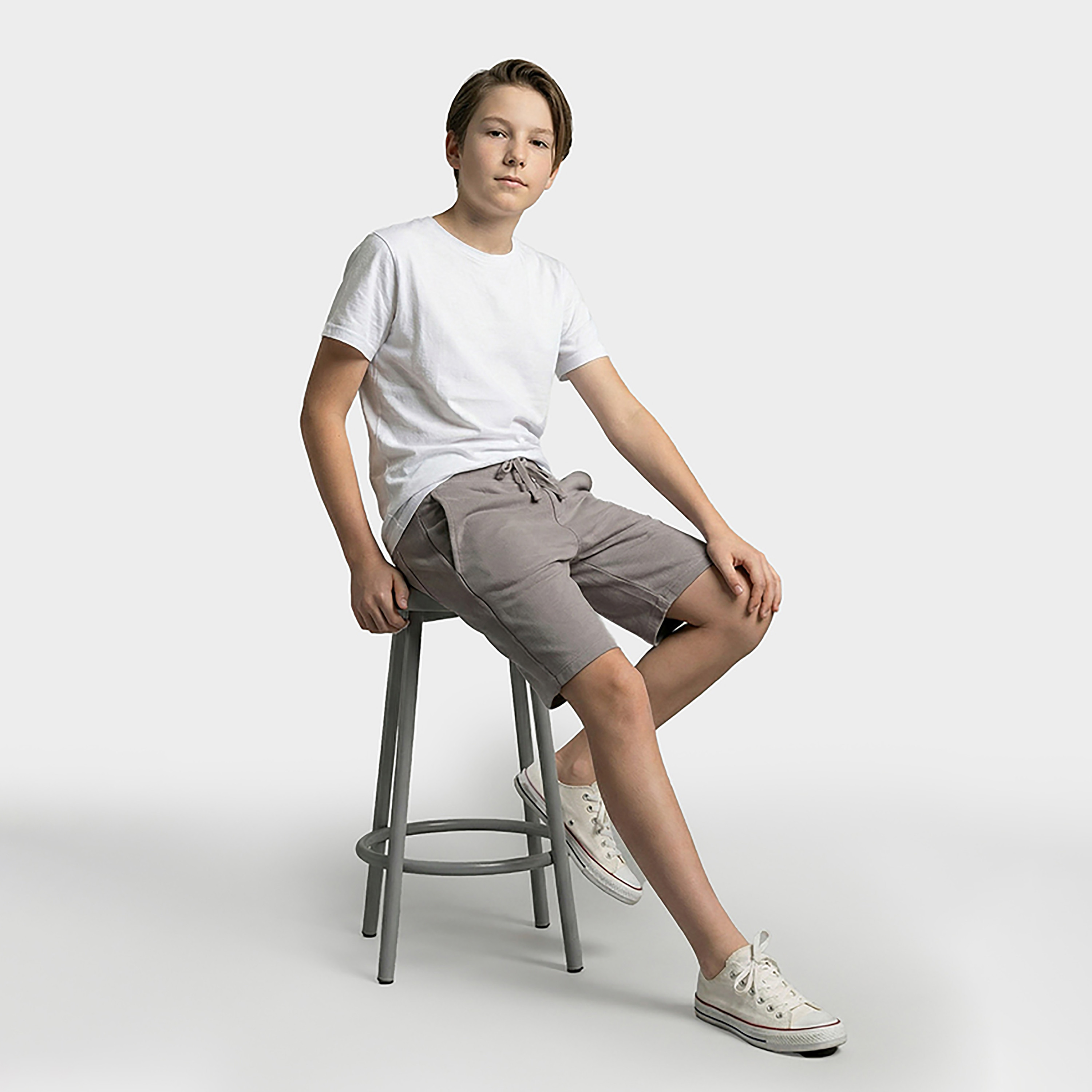 Beverly Hills Polo Club Solid Elasticated Drawstring Shorts-baby-boys-clothing-bottoms-shorts-image-4