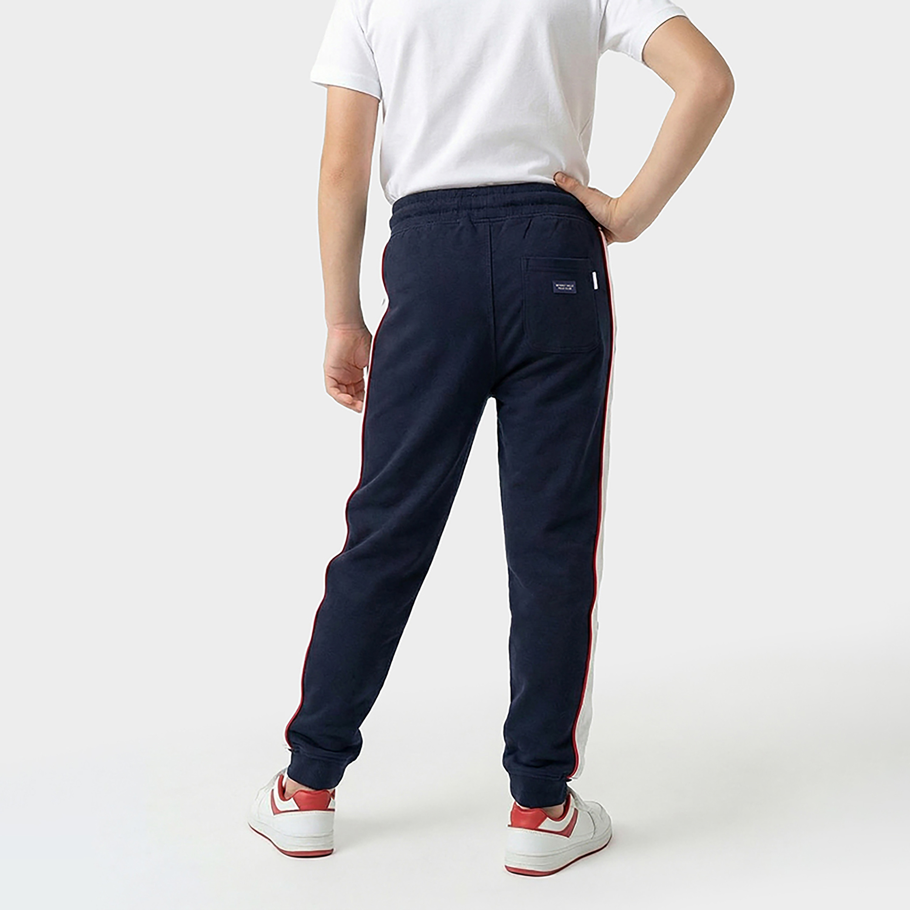 بنطال رياضي (جوغر) قطن رجالي سادة بخصر مطاطي وبرباط من بيفرلي هيلز بولو كلوب-boys-clothing-bottoms-joggersandtrackpants-image-3