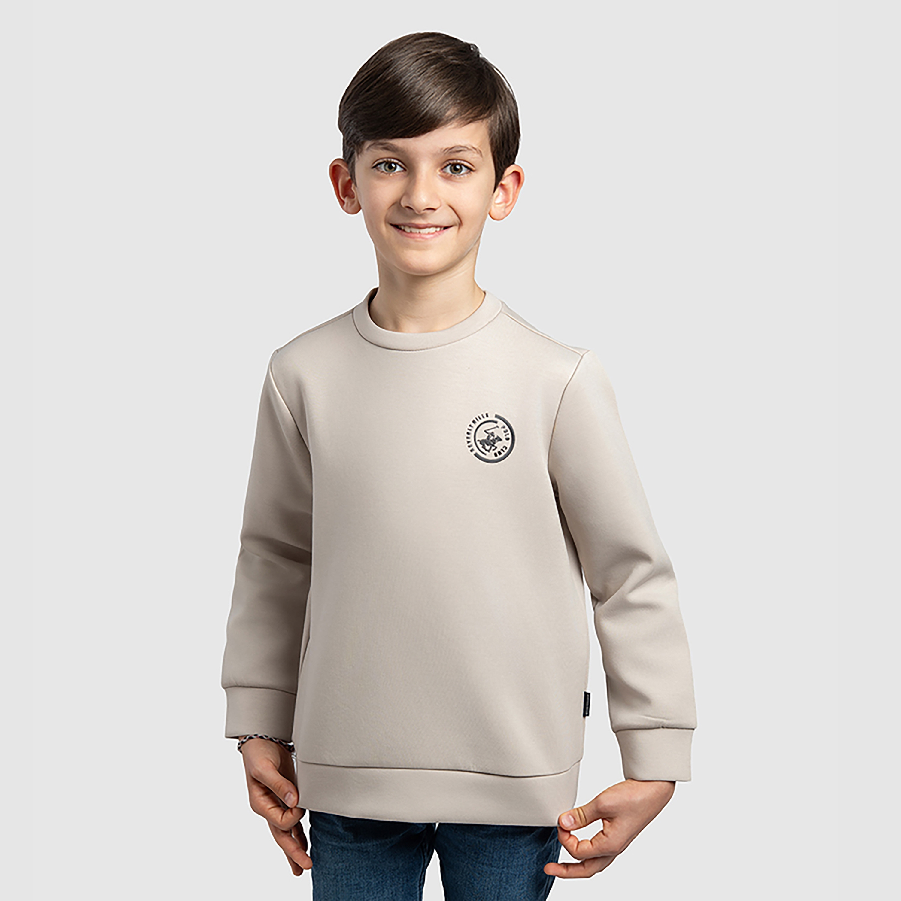 Beverly Hills Polo Club Solid Long Sleeves Sweatshirt-boys-clothing-sweatshirts-image-1