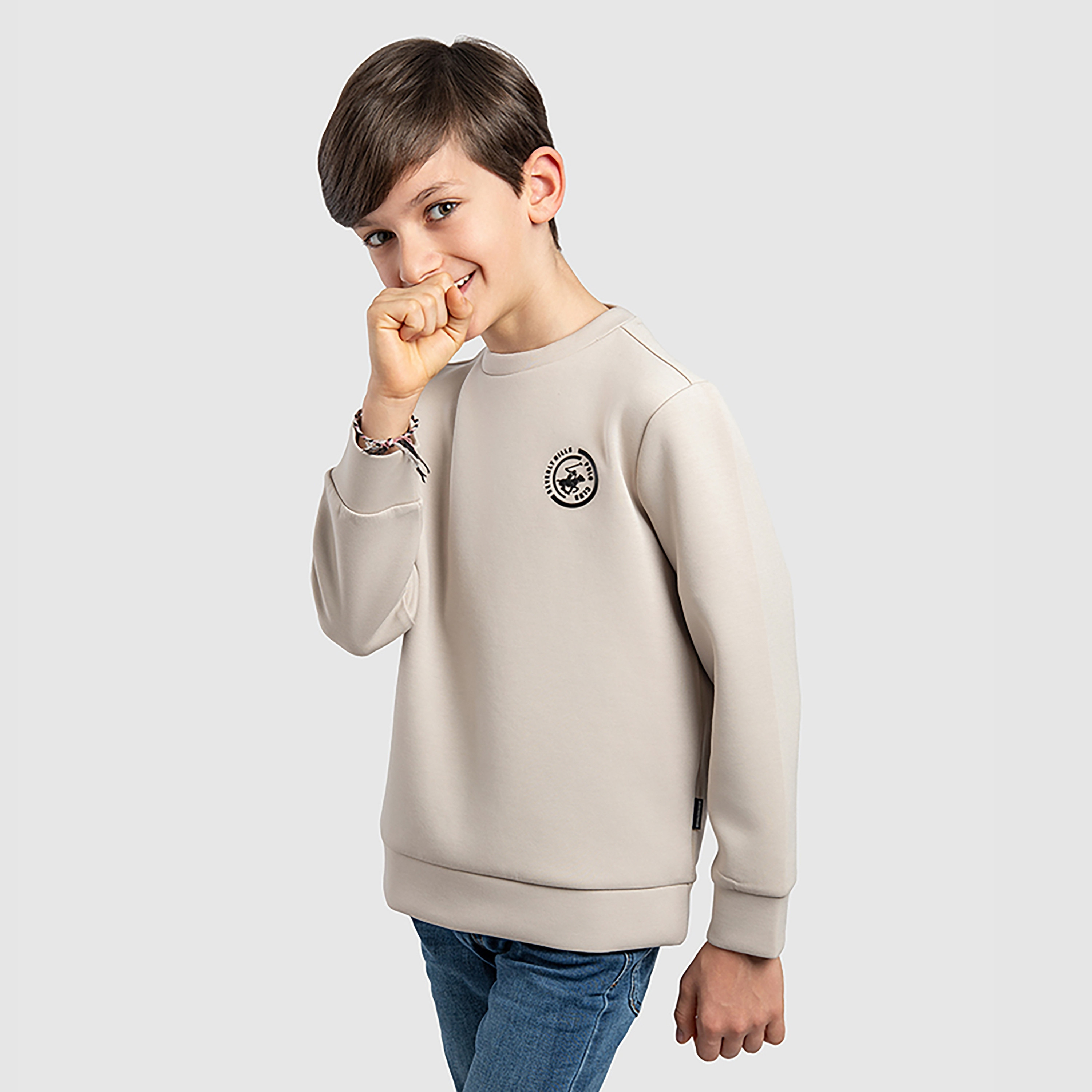 Beverly Hills Polo Club Solid Long Sleeves Sweatshirt-boys-clothing-sweatshirts-image-2
