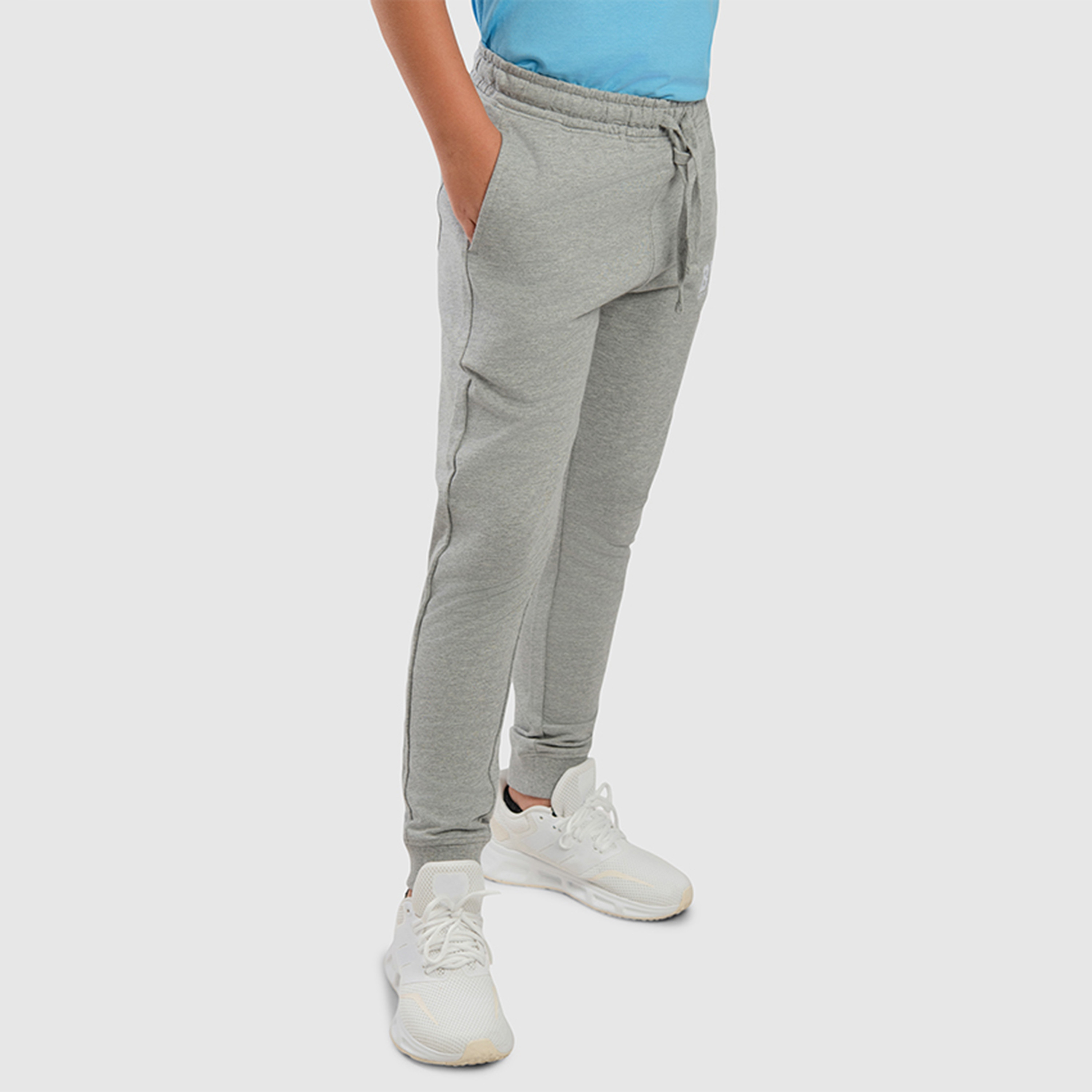 بنطلون رياضي سادة برباط شد من القطن من بيفرلي هيلز بولو كلوب-boys-clothing-schoolwear-bottoms-joggers-image-2