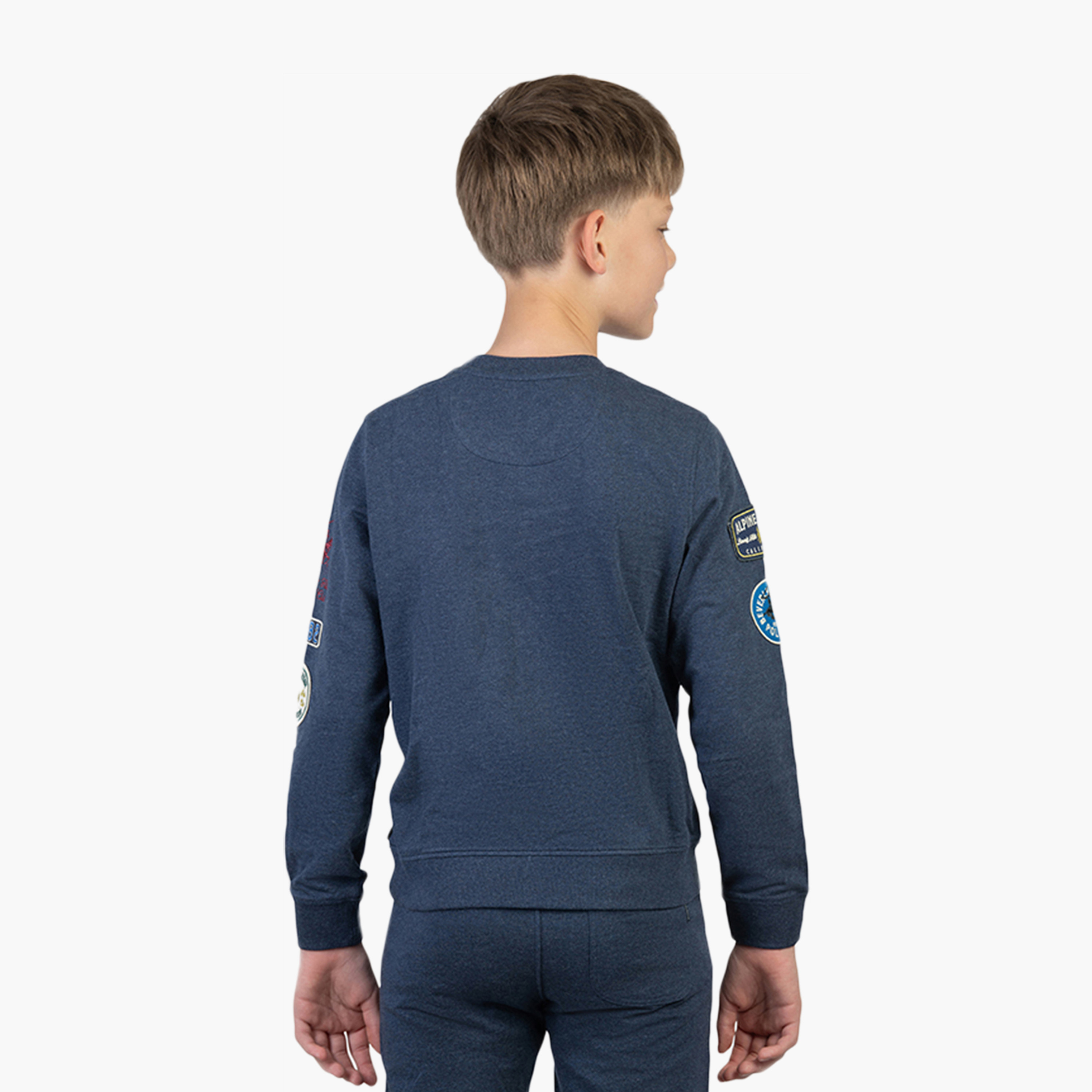 Beverly Hills Polo Club Long Sleeves Cotton Printed Round Neck Pop-Over Sweatshirt-boys-clothing-sweatshirts-image-4