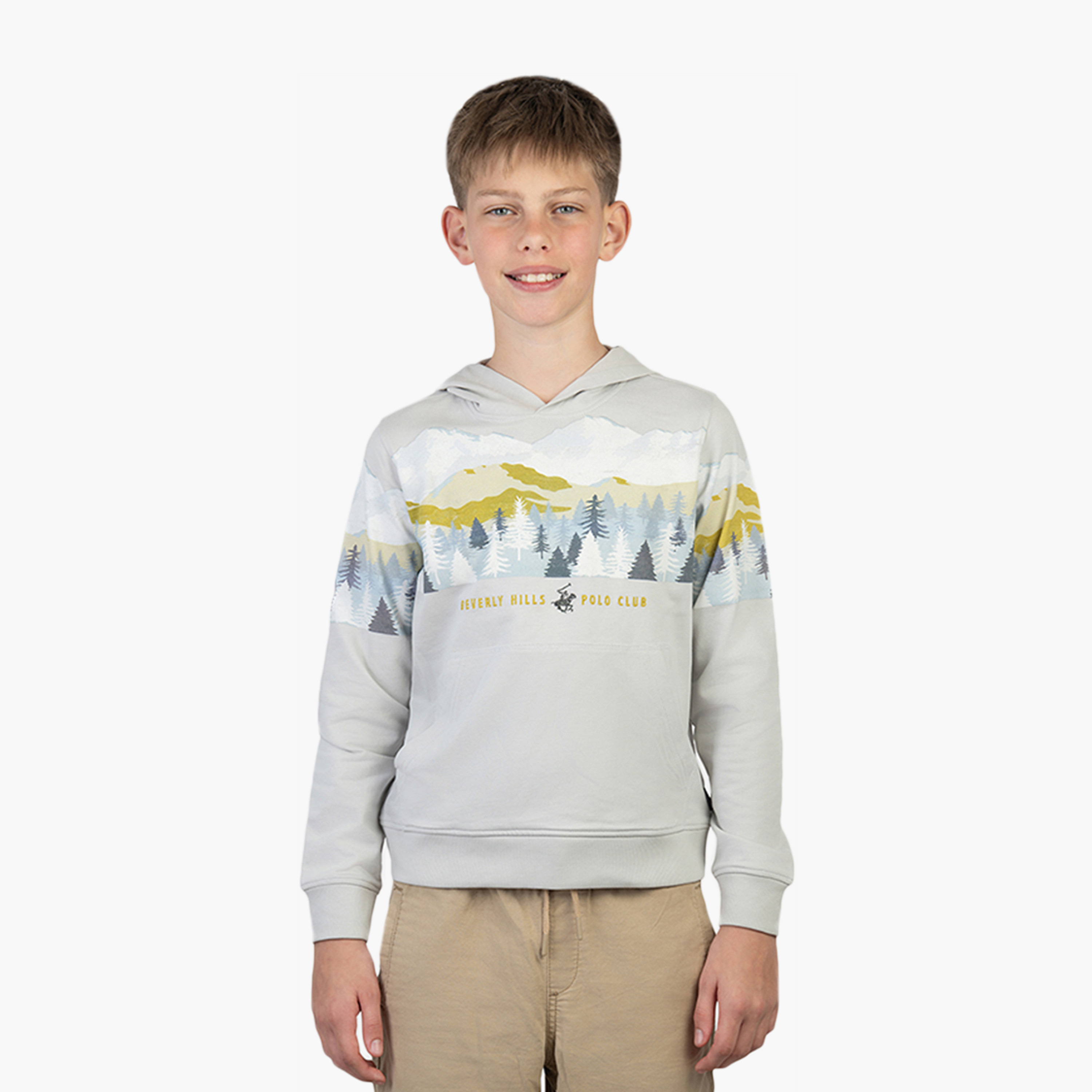 Beverly Hills Polo Club Printed Hooded Sweatshirt-boys-clothing-sweatshirts-image-1