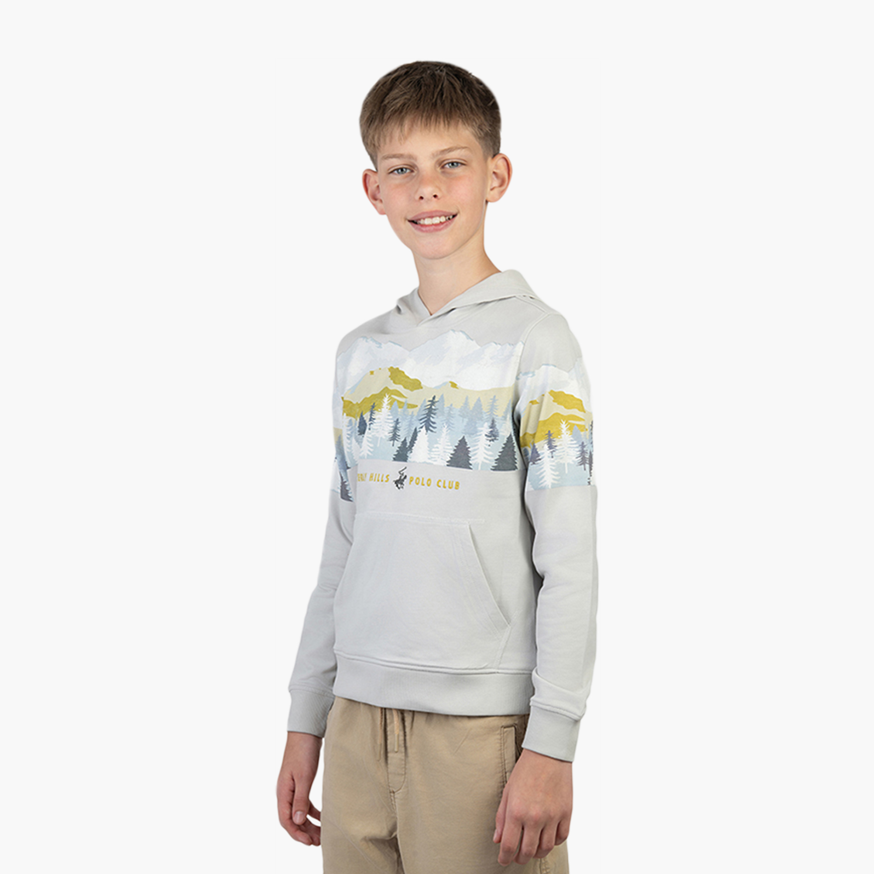 Beverly Hills Polo Club Printed Hooded Sweatshirt-boys-clothing-sweatshirts-image-2