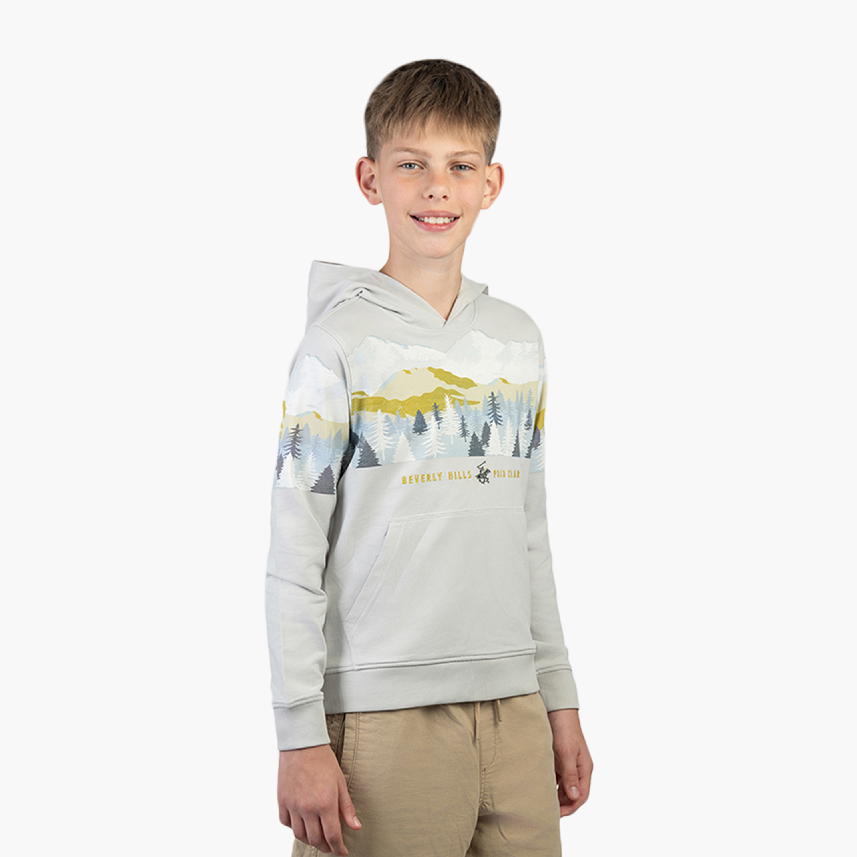 Beverly Hills Polo Club Printed Hooded Sweatshirt-boys-clothing-sweatshirts-image-3