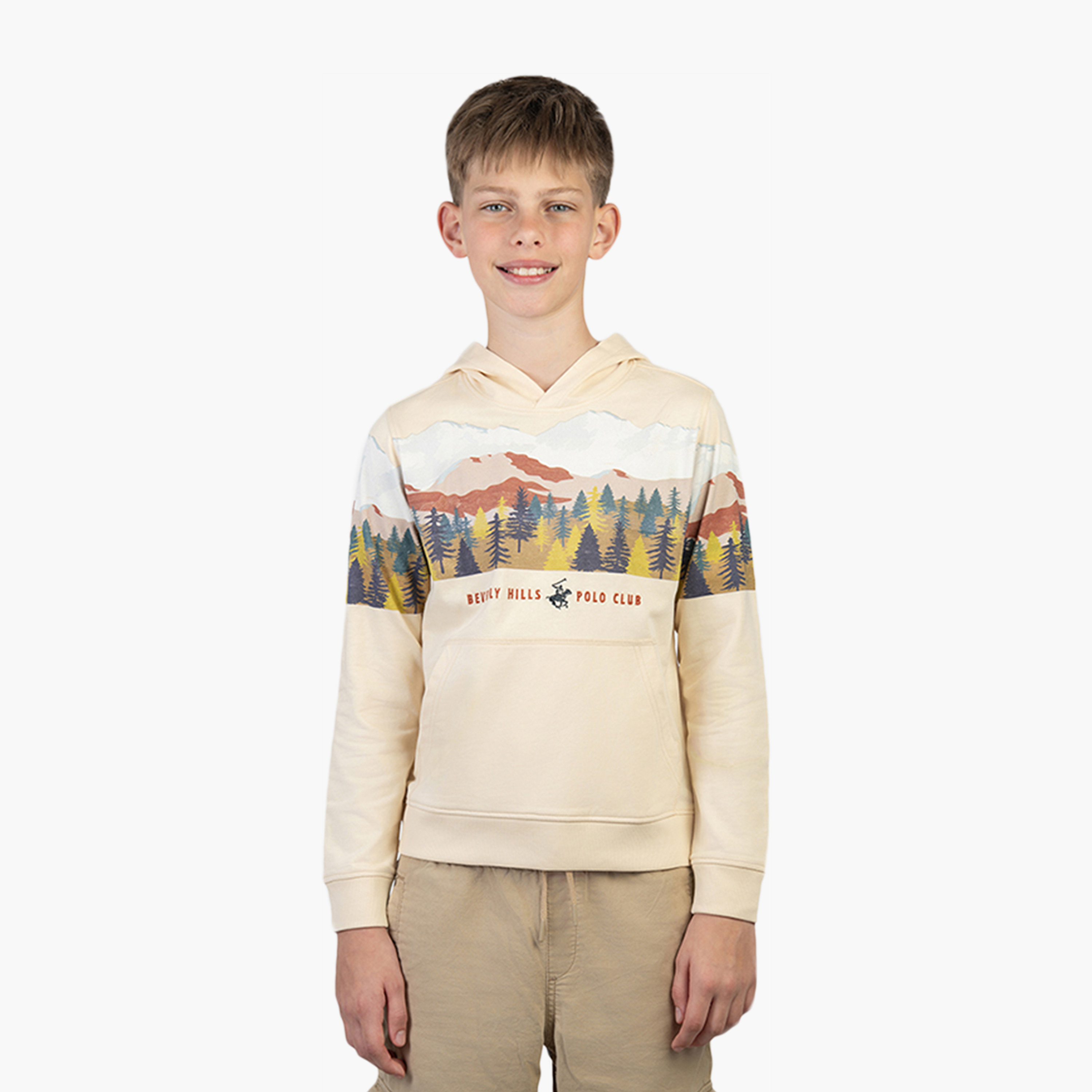Beverly Hills Polo Club Printed Hooded Sweatshirt-boys-clothing-sweatshirts-image-1