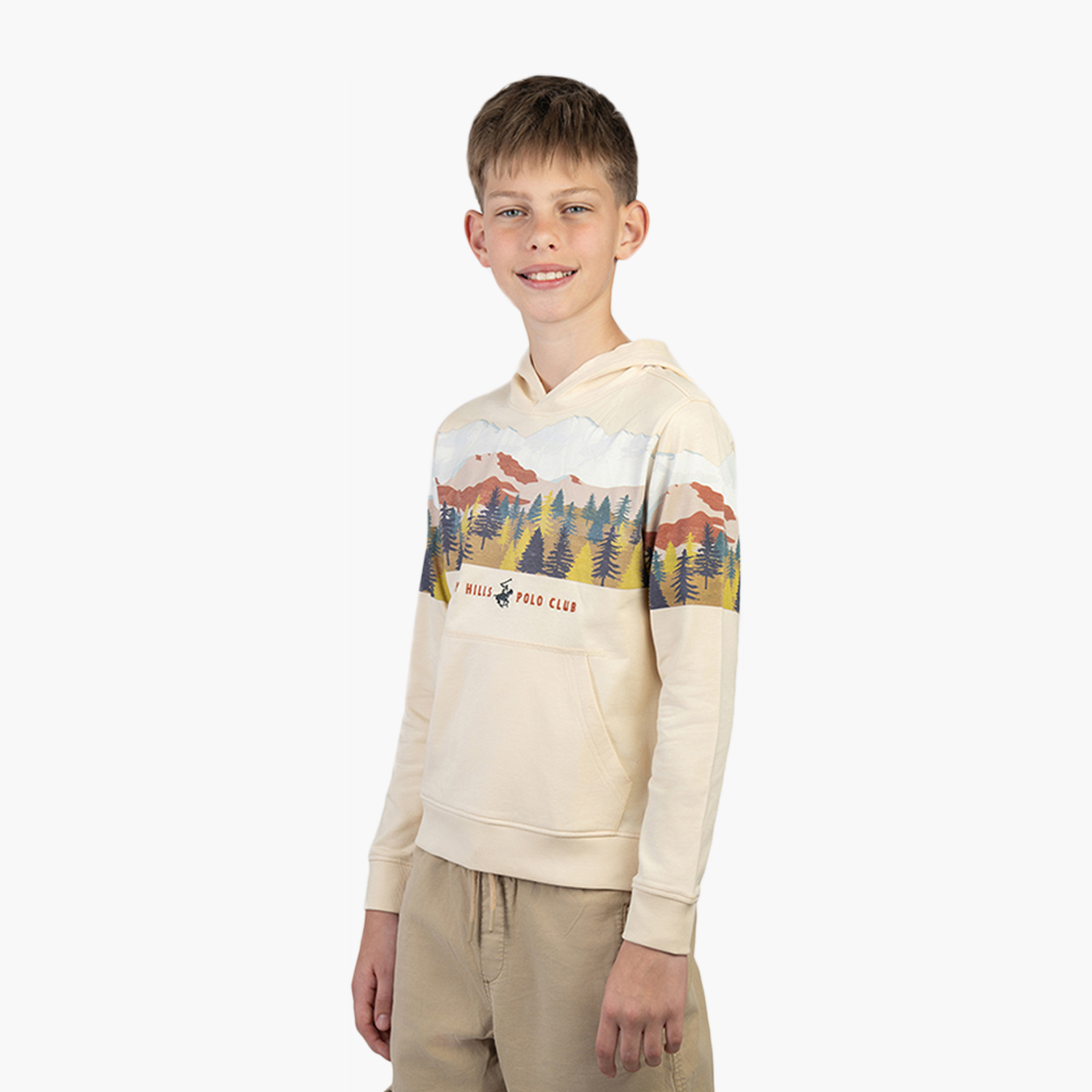 Beverly Hills Polo Club Printed Hooded Sweatshirt-boys-clothing-sweatshirts-image-2