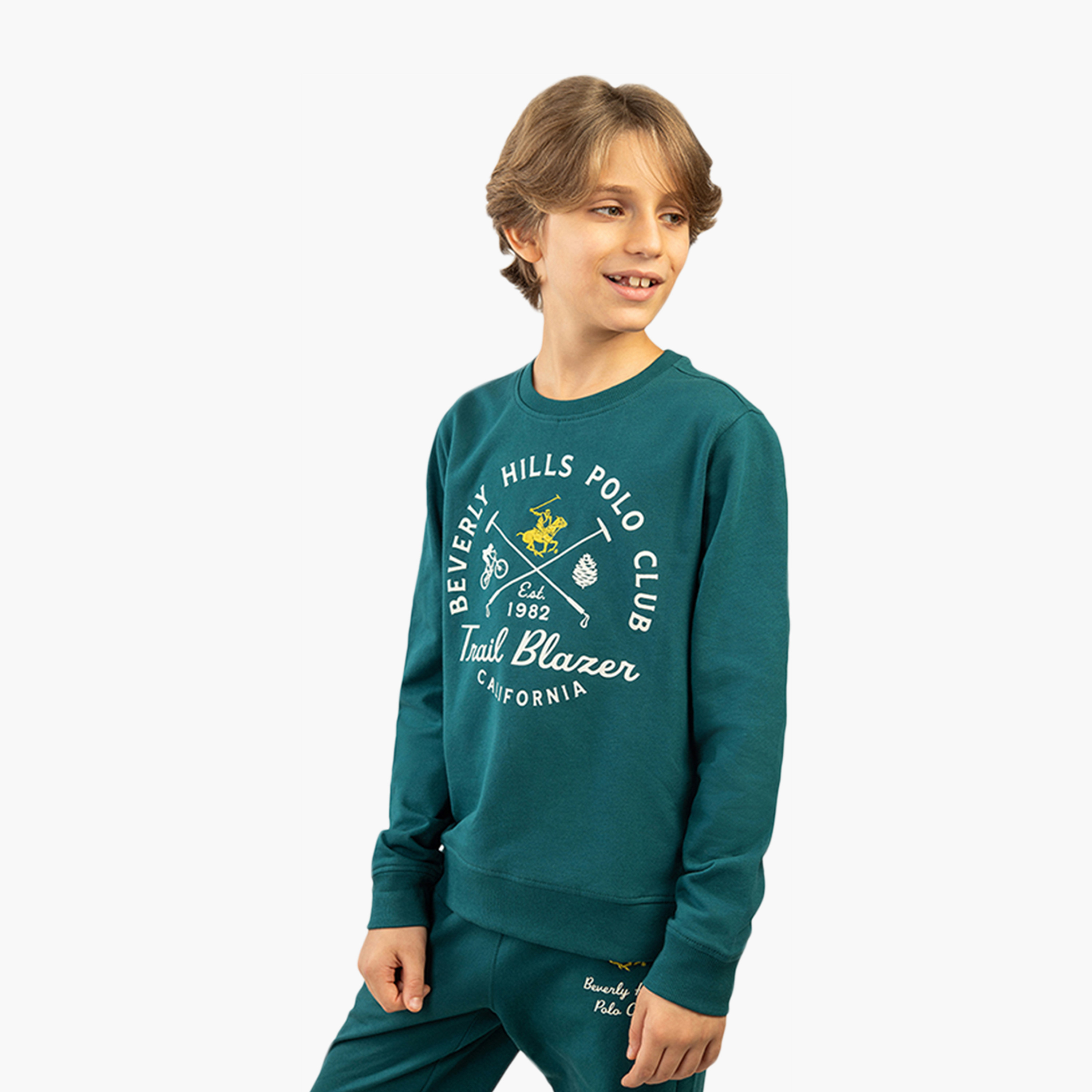 Beverly Hills Polo Club Long Sleeves Cotton Printed Round Neck Sweatshirt-boys-clothing-sweatshirts-image-3