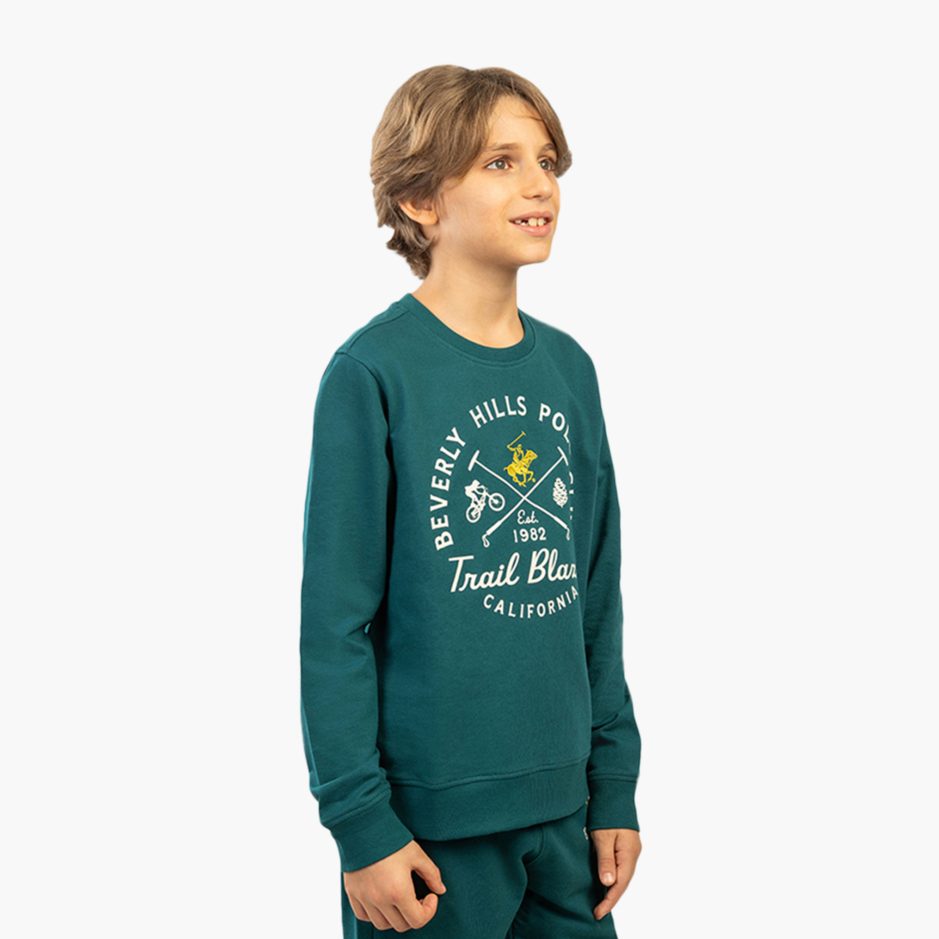 Beverly Hills Polo Club Long Sleeves Cotton Printed Round Neck Sweatshirt-boys-clothing-sweatshirts-image-4
