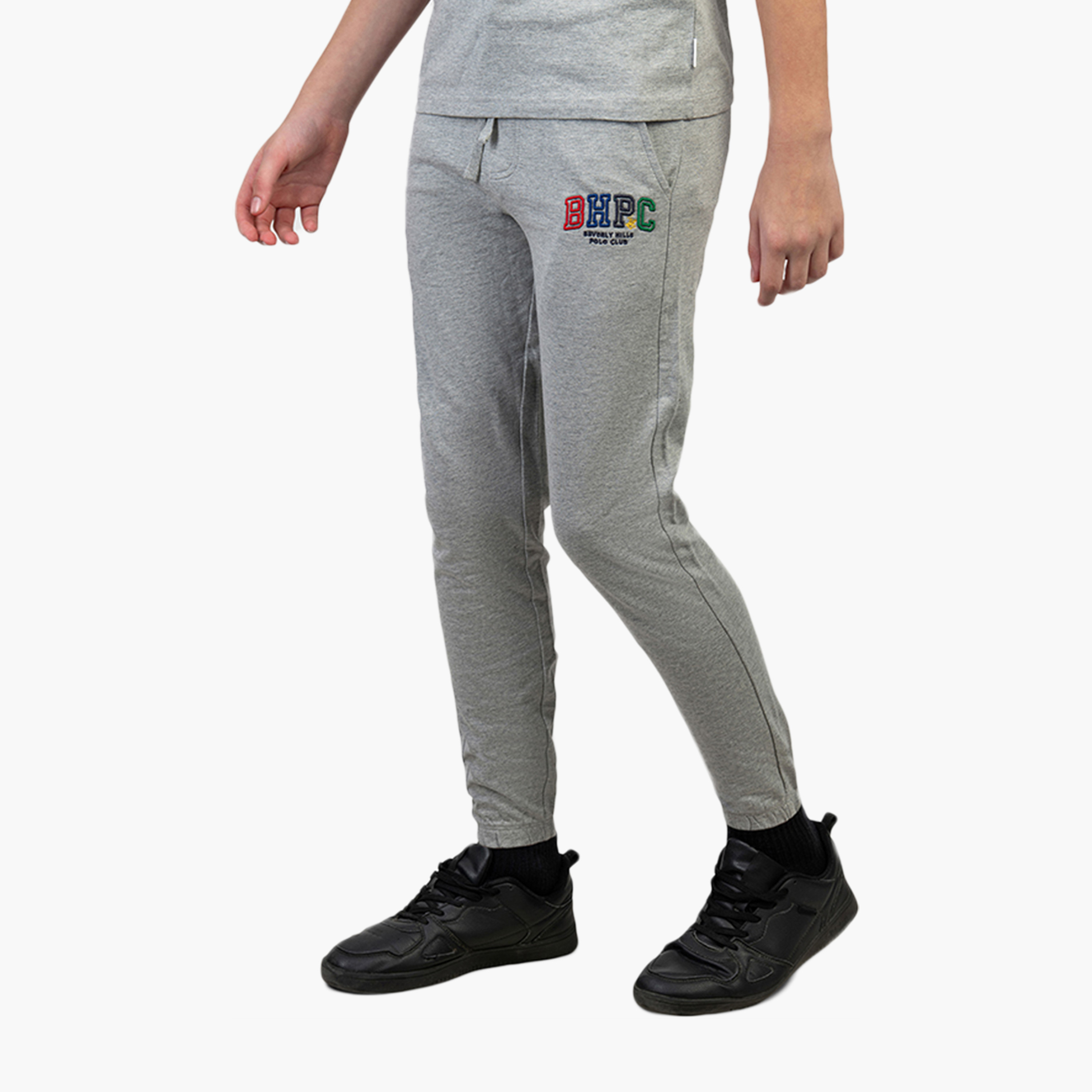Beverly Hills Polo Club Cotton Logo Embroidered Slim Fit Joggers-boys-clothing-bottoms-joggersandtrackpants-image-2