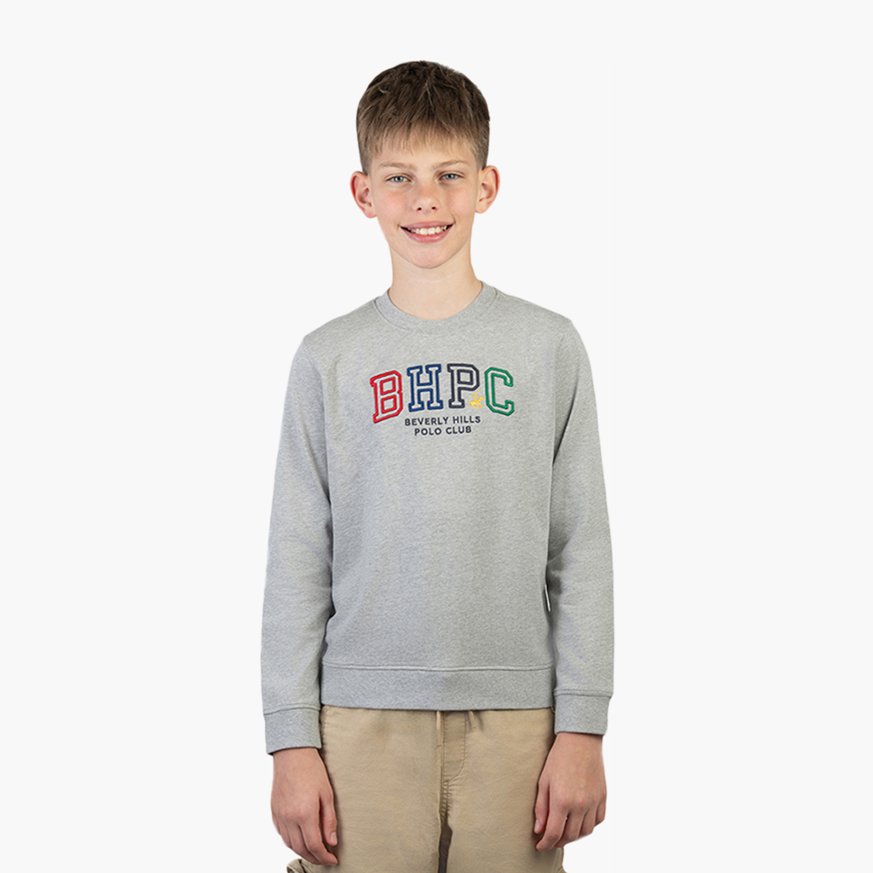 Beverly Hills Polo Club Long Sleeves Cotton Printed Round Neck Sweatshirt-boys-clothing-sweatshirts-image-1