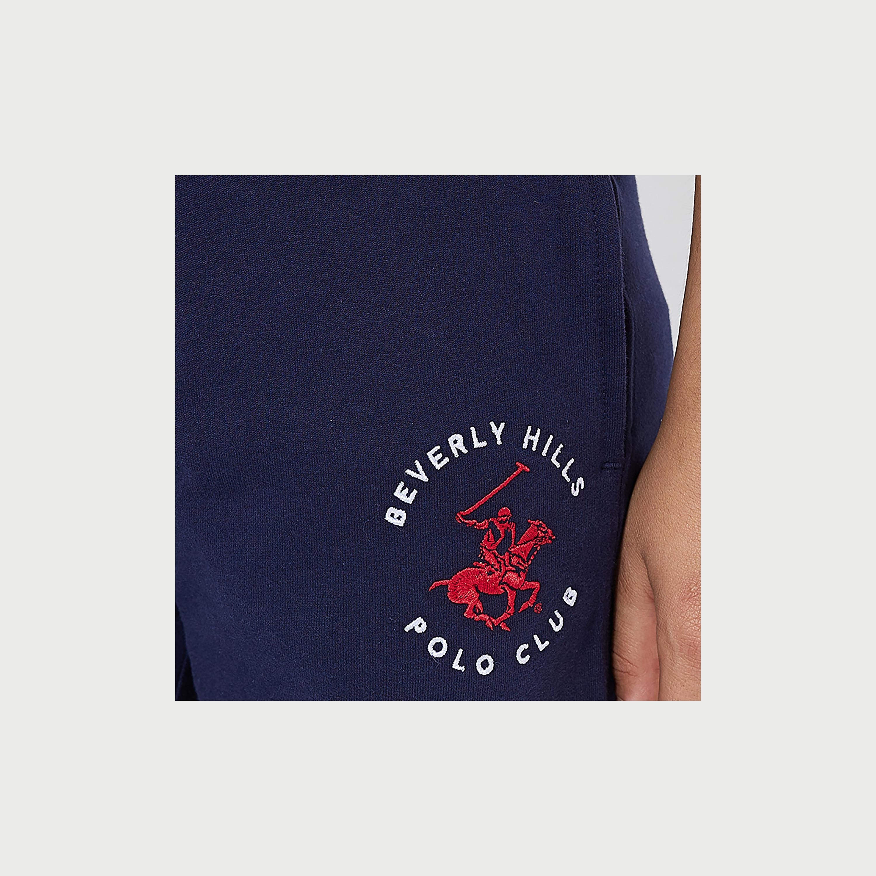 Beverly Hills Polo Club Logo Embroidered Joggers with Elastic Waist-boys-clothing-bottoms-joggersandtrackpants-image-7