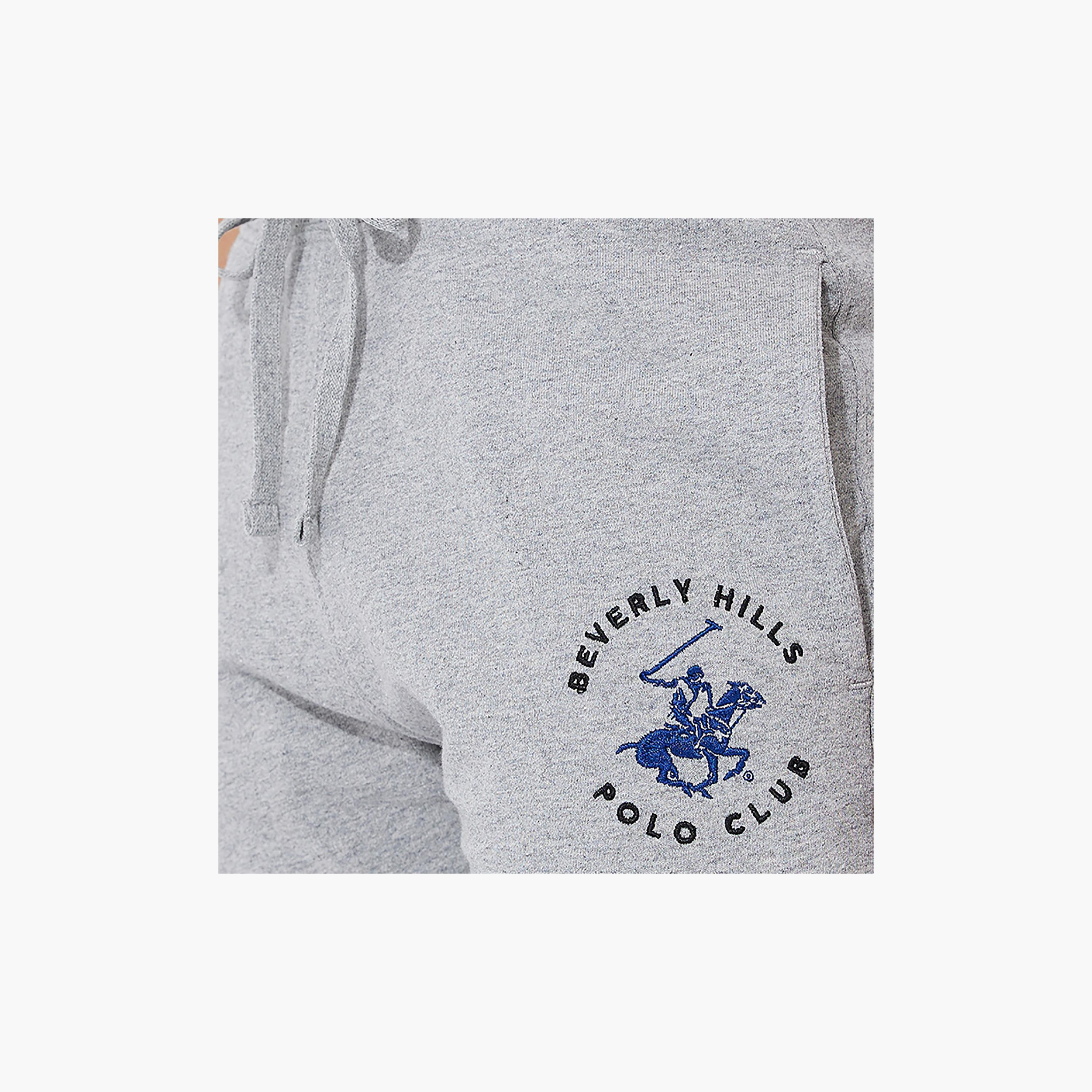Beverly Hills Polo Club Logo Embroidered Joggers with Elastic Waist-boys-clothing-bottoms-joggersandtrackpants-image-3