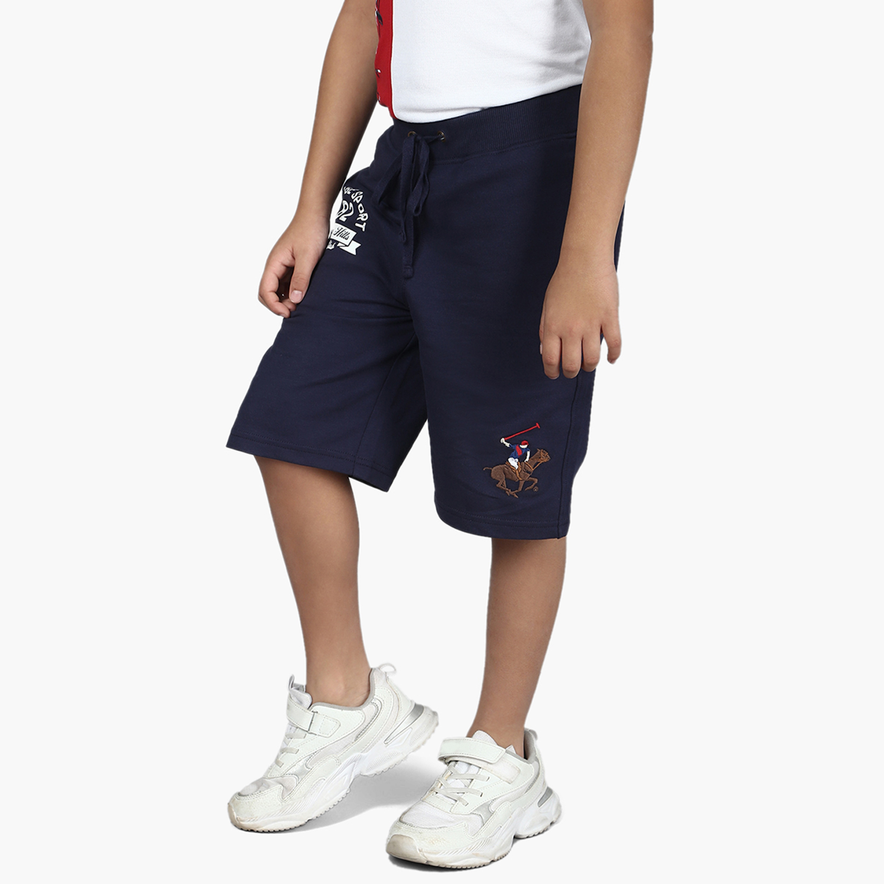 Beverly Hills Polo Club Elastic Waist Regular Fit Woven Shorts-cpkids-clothing-boys-bottoms-shorts-image-2