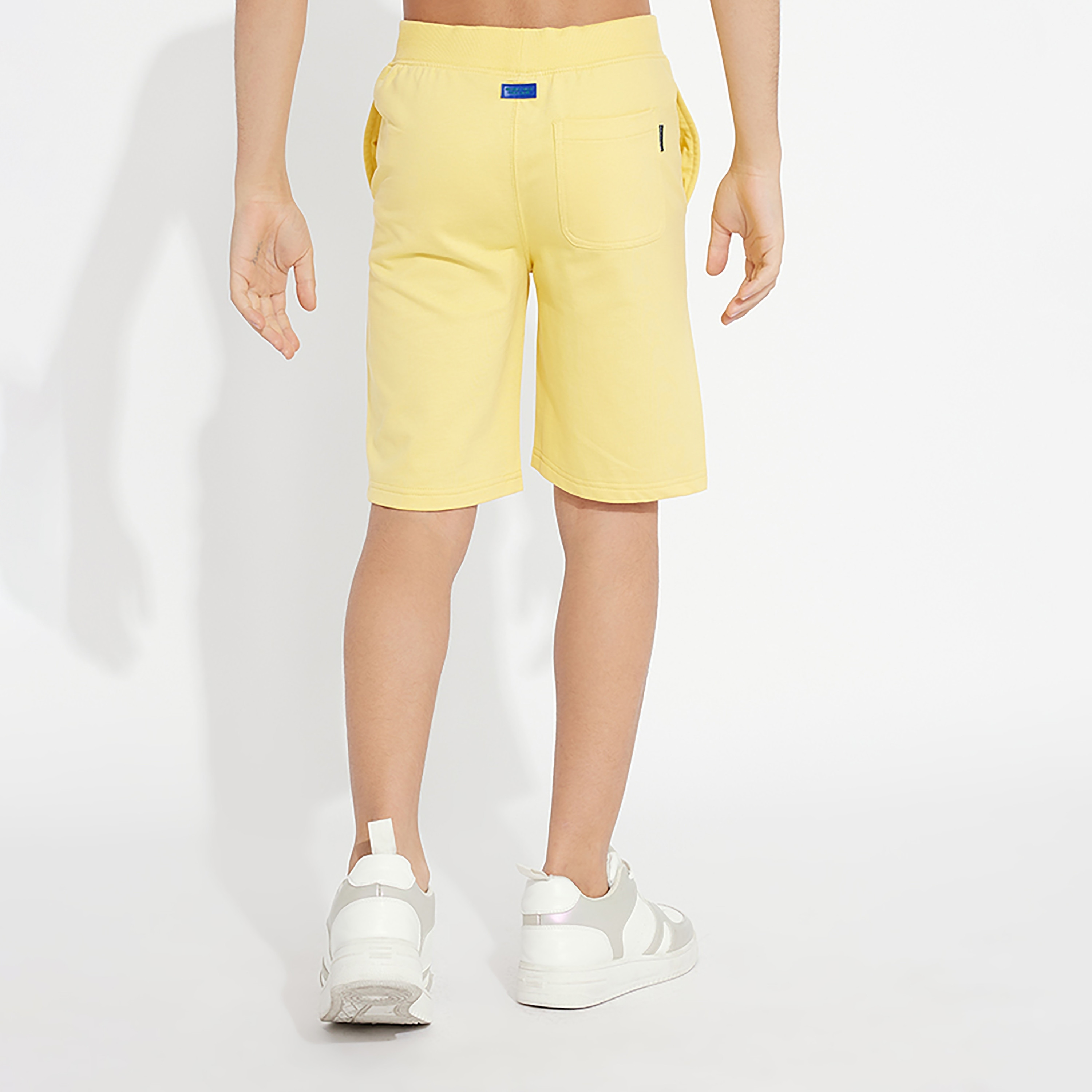  شورت منسوج بخصر مطاطي وقصة عادية من بيفرلي هيلز بولو كلوب-cpkids-clothing-boys-bottoms-shorts-image-2
