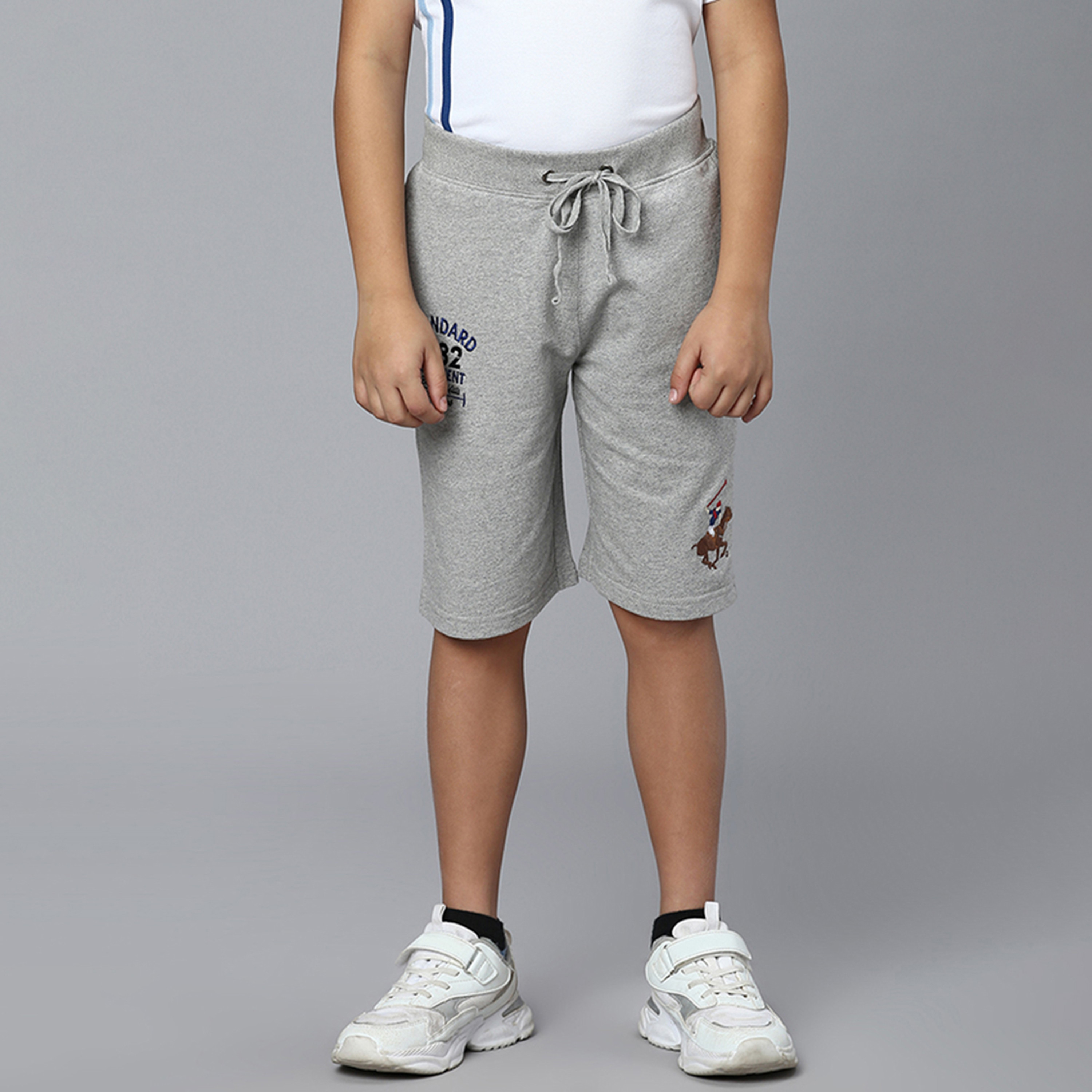 شورت برباط إغلاق وتطريز شعار من بيفرلي هيلز بولو كلوب-cpkids-clothing-boys-bottoms-shorts-image-1