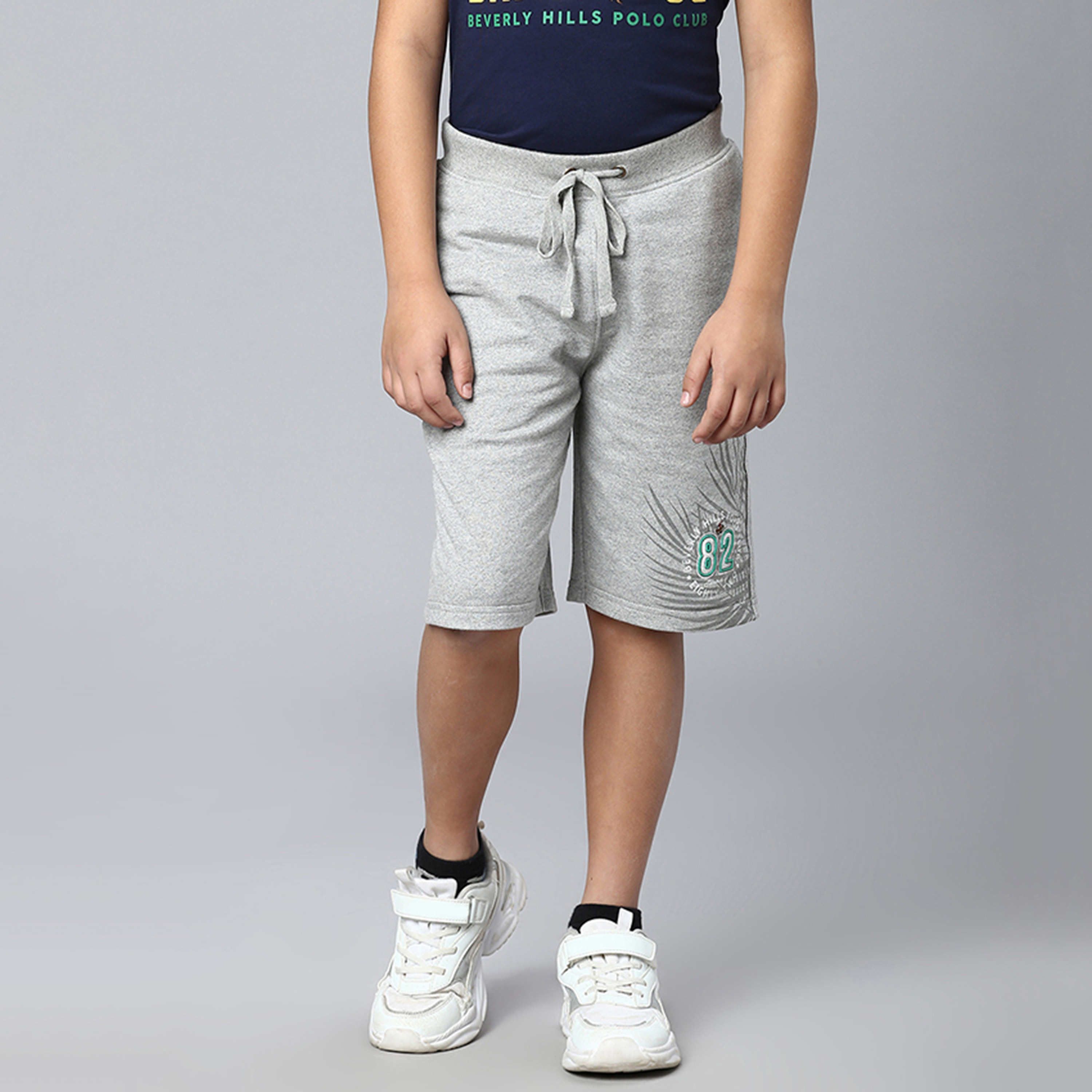 شورت برباط إغلاق وجيوب وطبعات من بيفرلي هيلز بولو كلوب-boys-clothing-bottoms-shorts-image-1