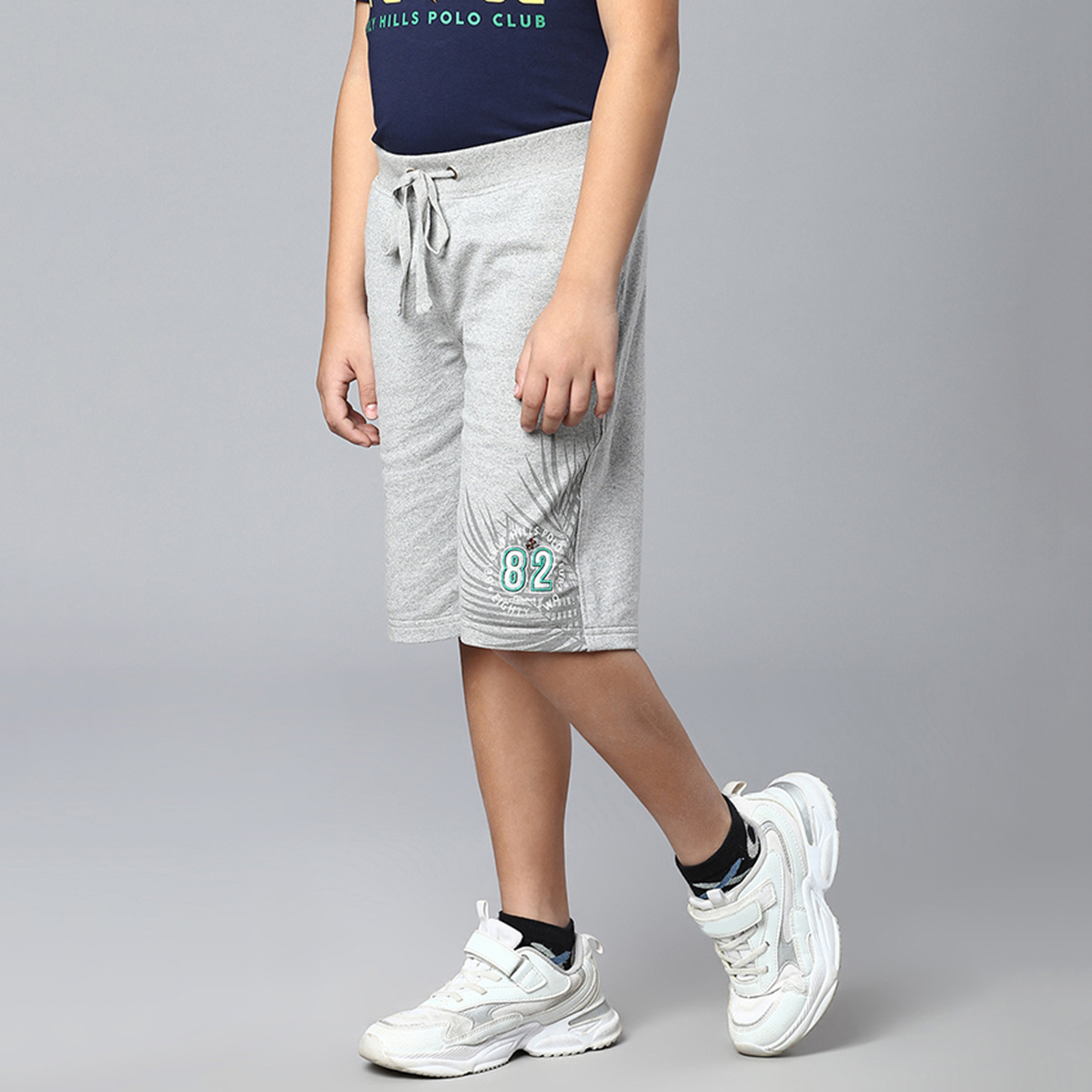 شورت برباط إغلاق وجيوب وطبعات من بيفرلي هيلز بولو كلوب-boys-clothing-bottoms-shorts-image-2