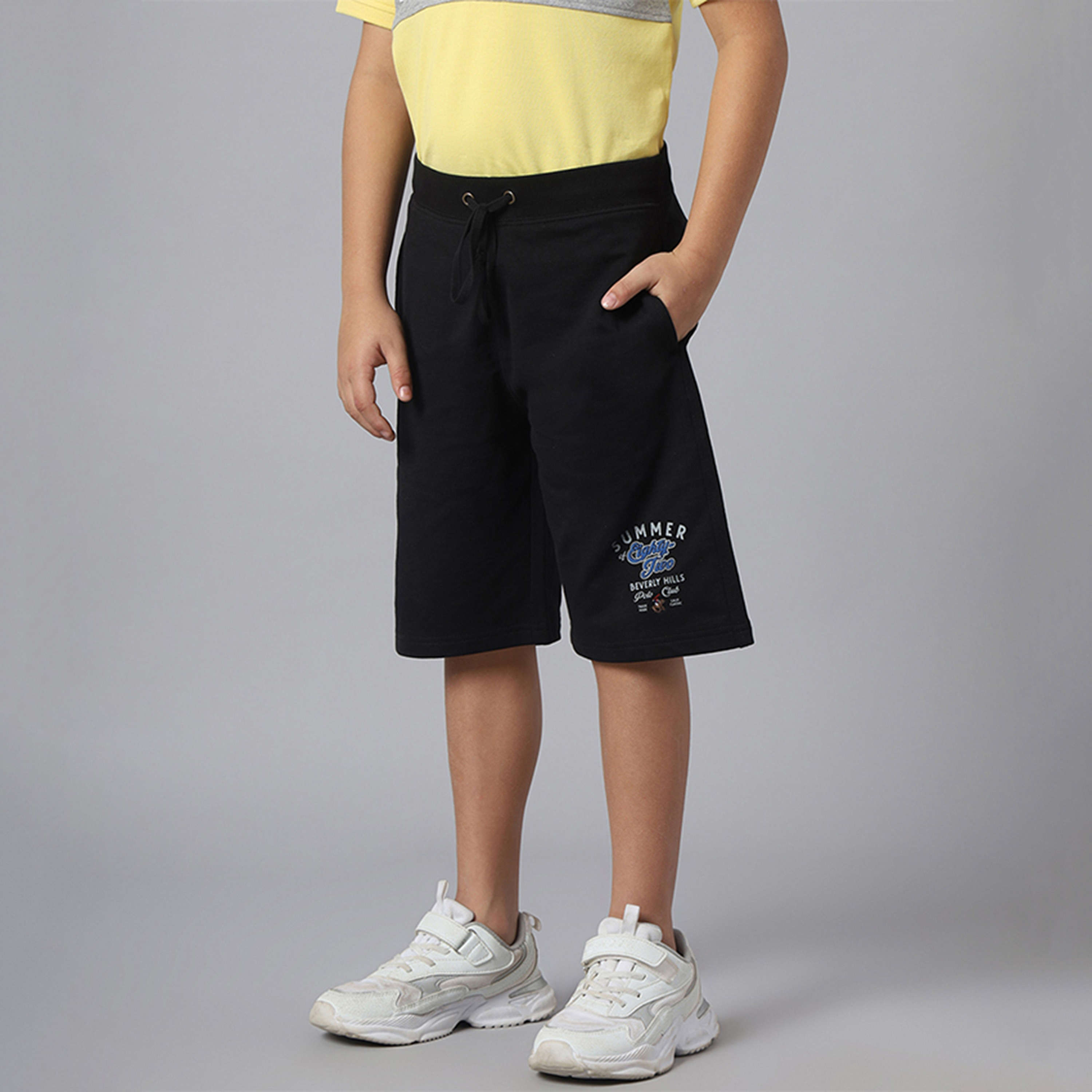 Beverly Hills Polo Club Printed Shorts with Pockets and Drawstring Closure-cpkids-clothing-boys-bottoms-shorts-image-2