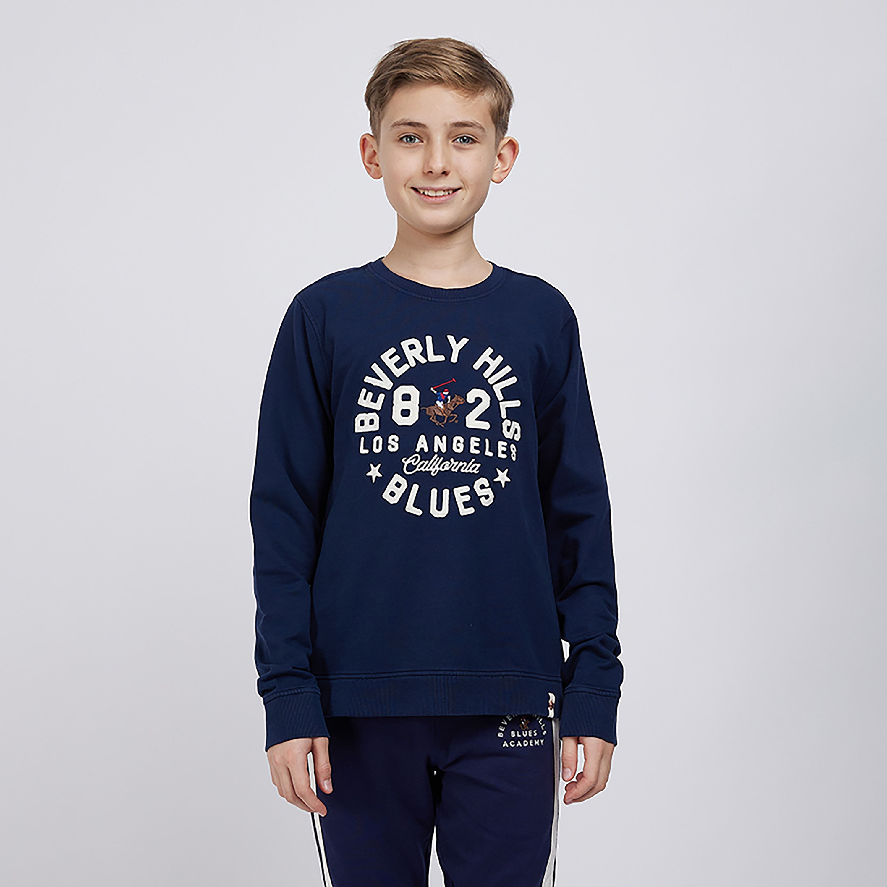 سويتشيرت مطبوع برقبة دائرية من بيفيرلي هيلز بولو كلوب-boys-clothing-sweatshirts-image-1