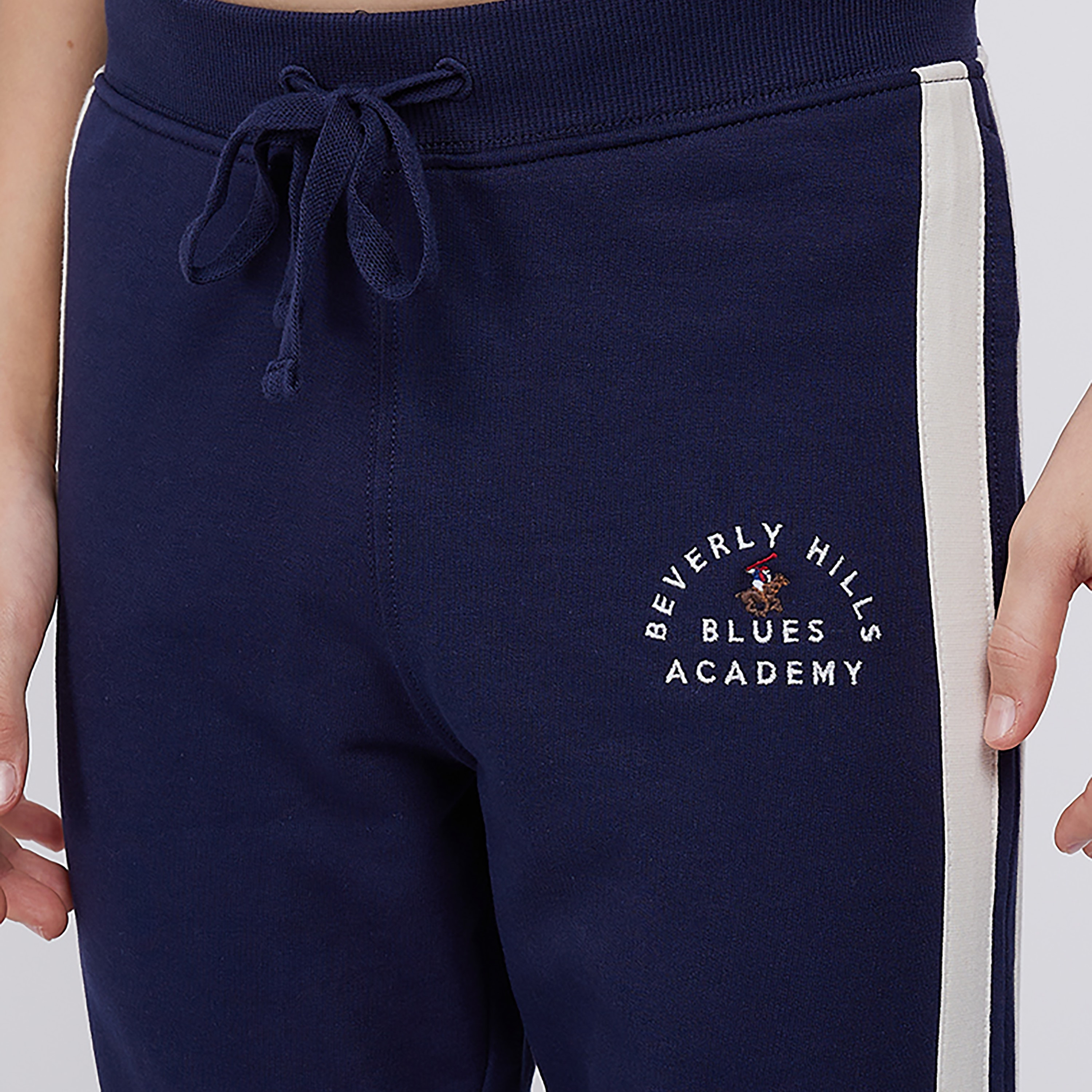 Beverly Hills Polo Club Logo Embroidered Side Striped Joggers-boys-clothing-bottoms-joggersandtrackpants-image-3
