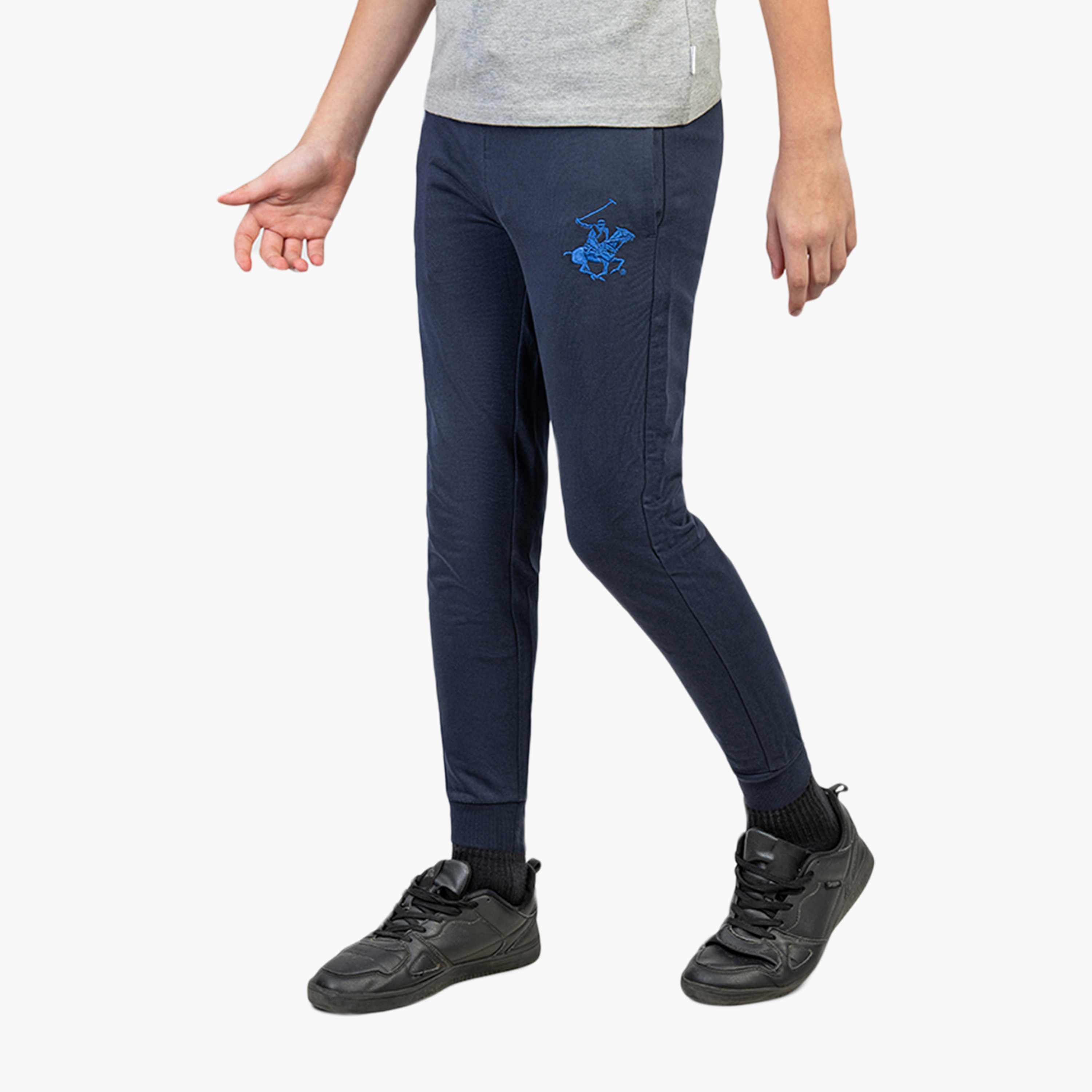 بنطال رياضي ضيق من القطن بتطريز شعار من بيفرلي هيلز بولو كلوب-boys-clothing-bottoms-joggersandtrackpants-image-2
