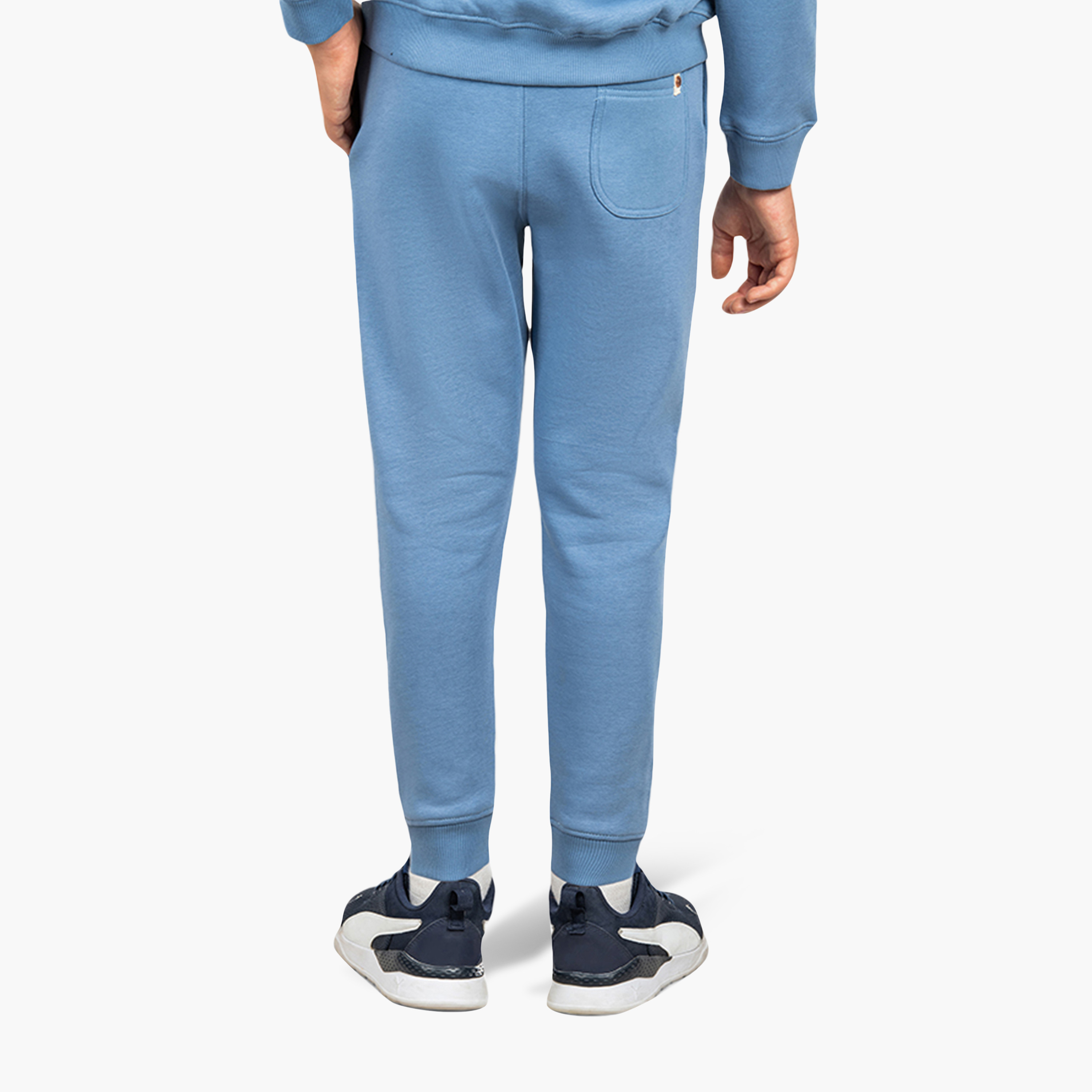 Beverly Hills Polo Club Cotton Logo Embroidered Slim Fit Joggers-boys-clothing-bottoms-joggersandtrackpants-image-3