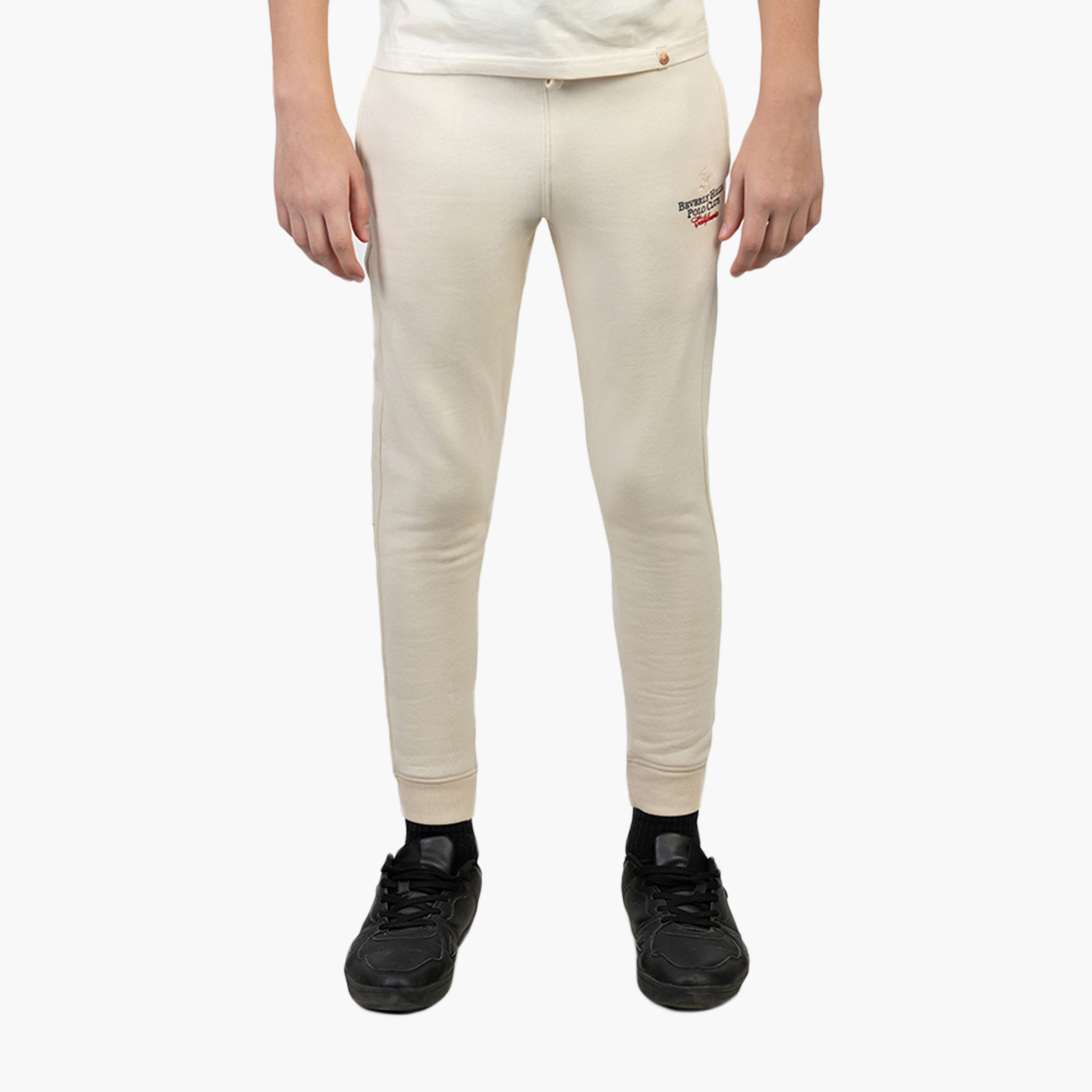 بنطال رياضي ضيق من القطن بتطريز شعار من بيفرلي هيلز بولو كلوب-boys-clothing-bottoms-joggersandtrackpants-image-1