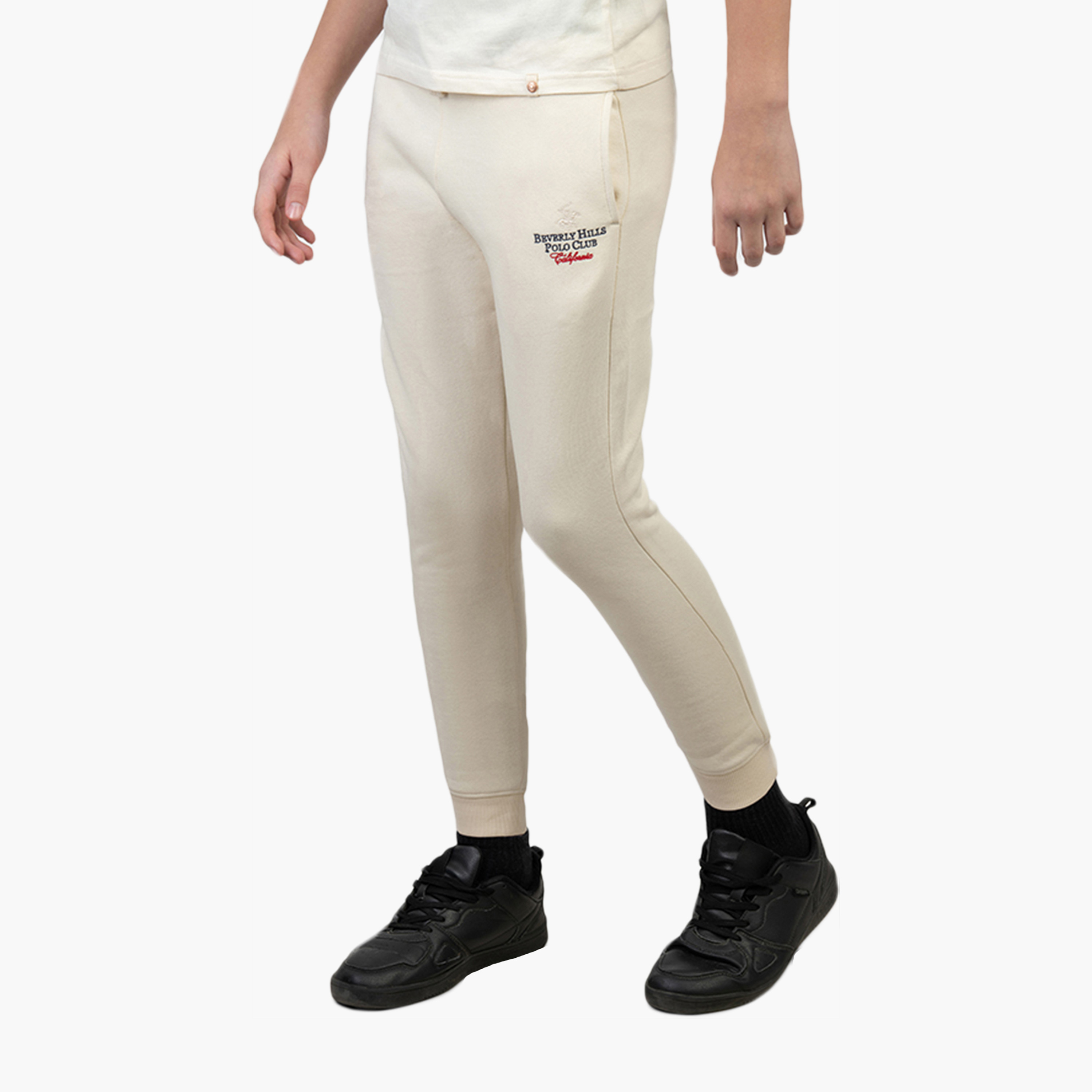 Beverly Hills Polo Club Cotton Logo Embroidered Slim Fit Joggers-boys-clothing-bottoms-joggersandtrackpants-image-2