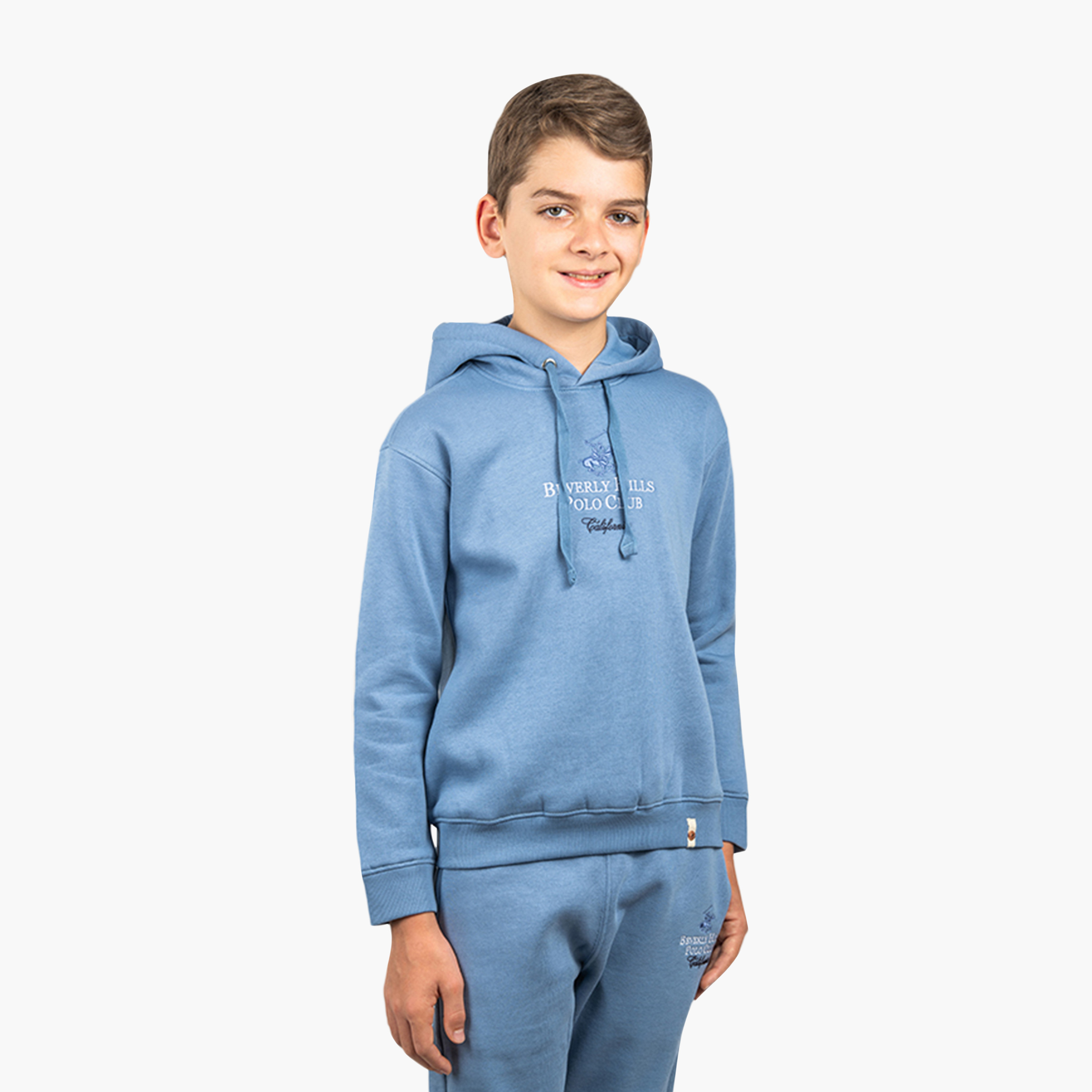 هودي بأكمام طويلة وغطاء رأس مطبوع من القطن من بيفرلي هيلز بولو كلوب-boys-clothing-sweatshirts-image-4