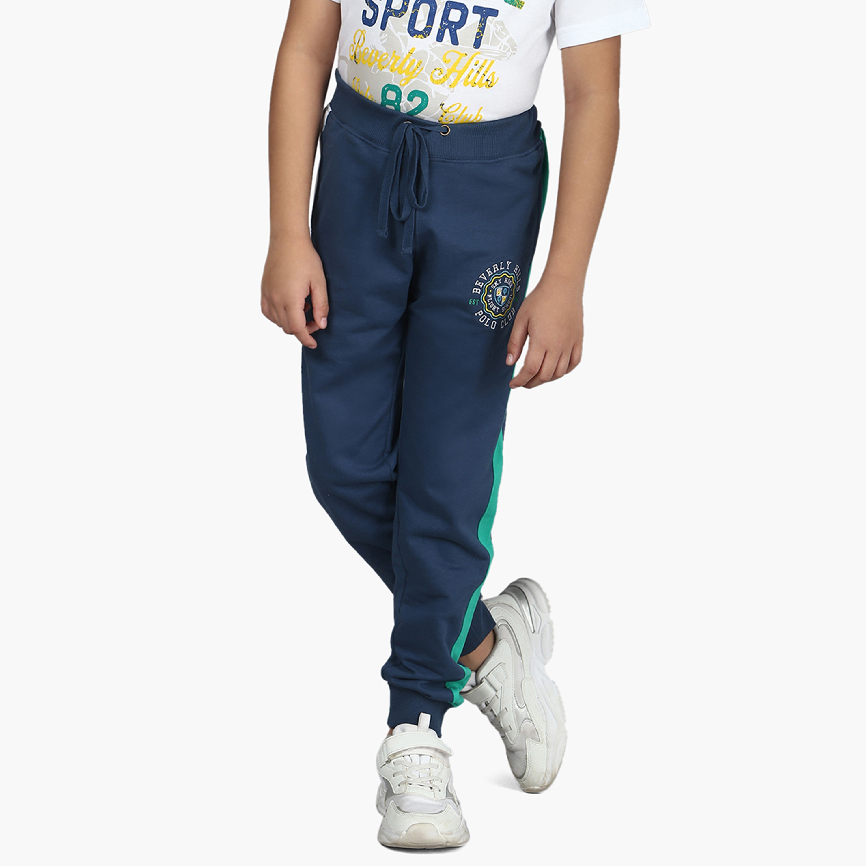 بنطلون رياضي برباط إغلاق من بيفرلي هيلز بولو كلوب-boys-clothing-bottoms-joggersandtrackpants-image-1