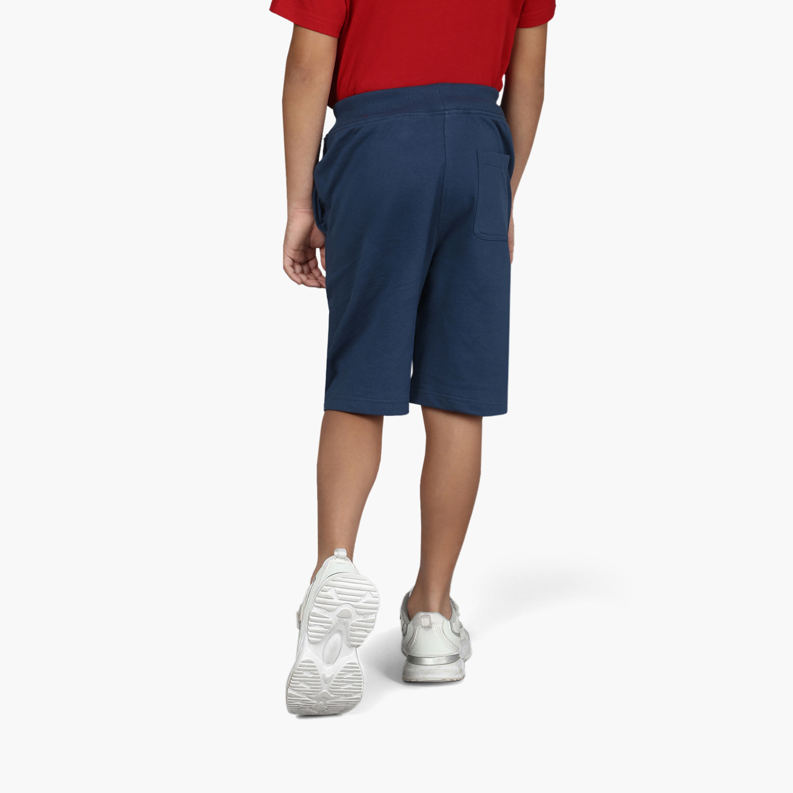  شورت منسوج بخصر مطاطي وقصة عادية من بيفرلي هيلز بولو كلوب-cpkids-clothing-boys-bottoms-shorts-image-4