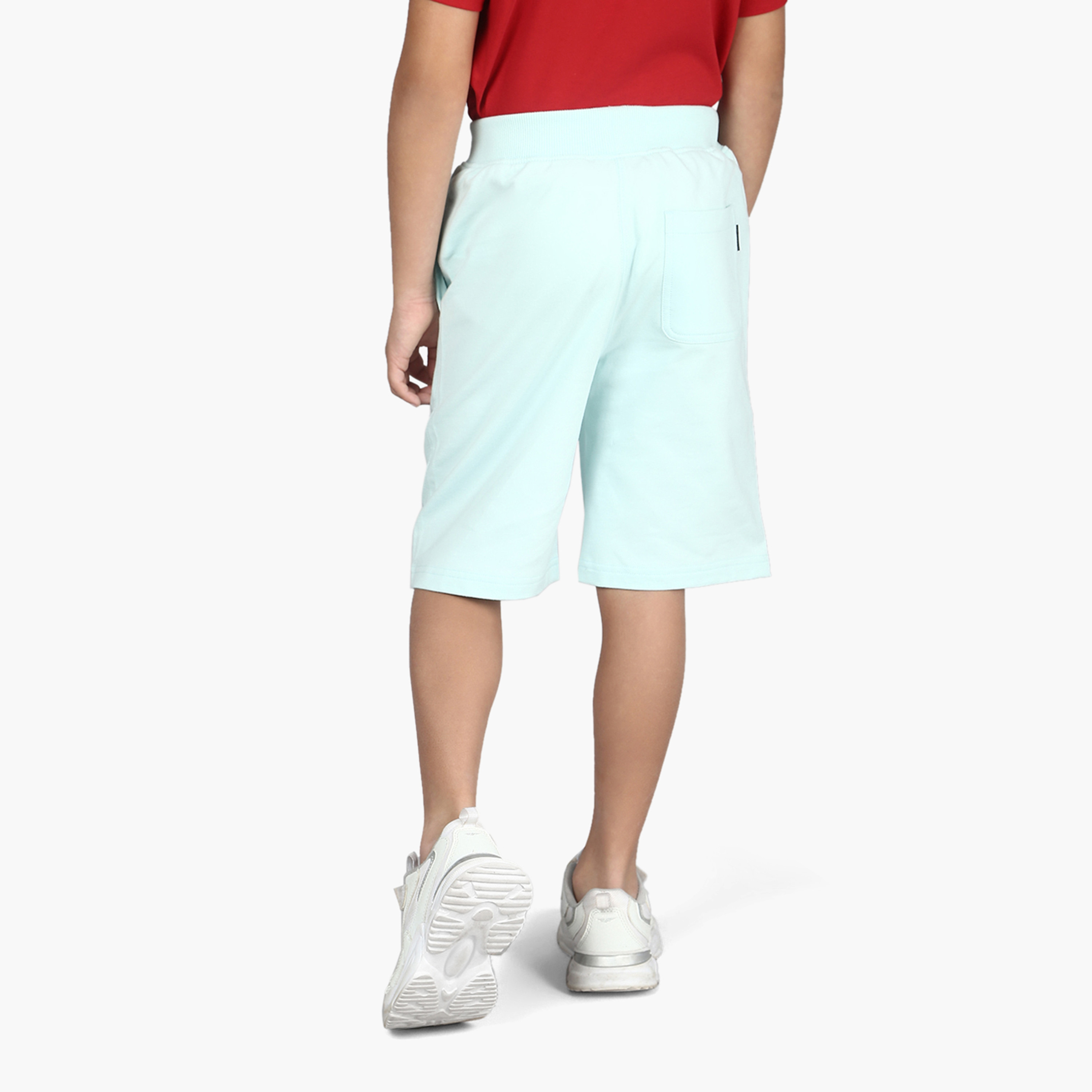  شورت منسوج بخصر مطاطي وقصة عادية من بيفرلي هيلز بولو كلوب-cpkids-clothing-boys-bottoms-shorts-image-4