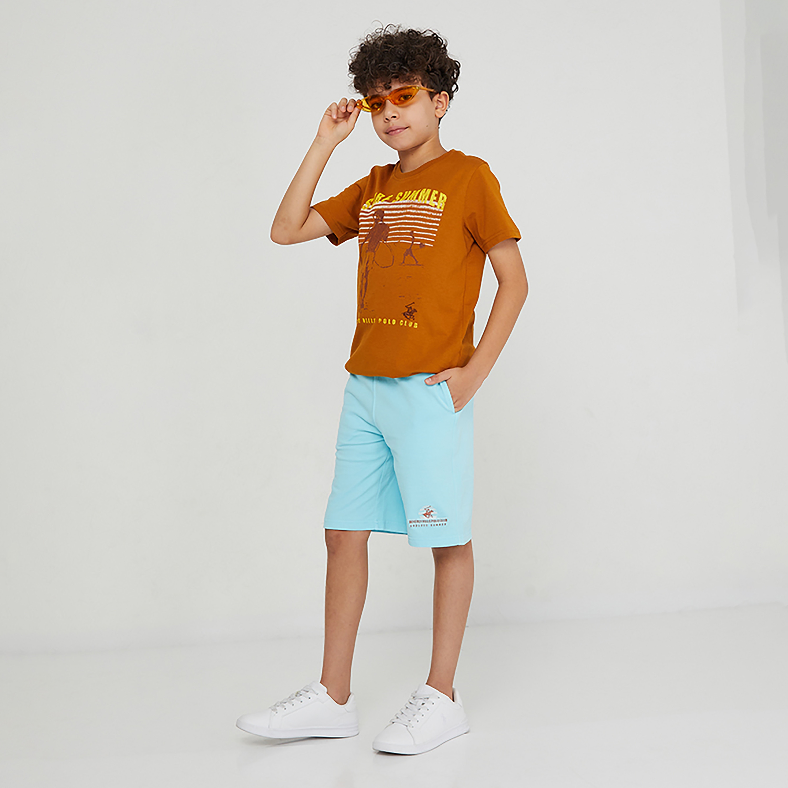 شورت محبوك من بيفرلي هيلز بولو كلوب-boys-clothing-bottoms-shorts-image-4