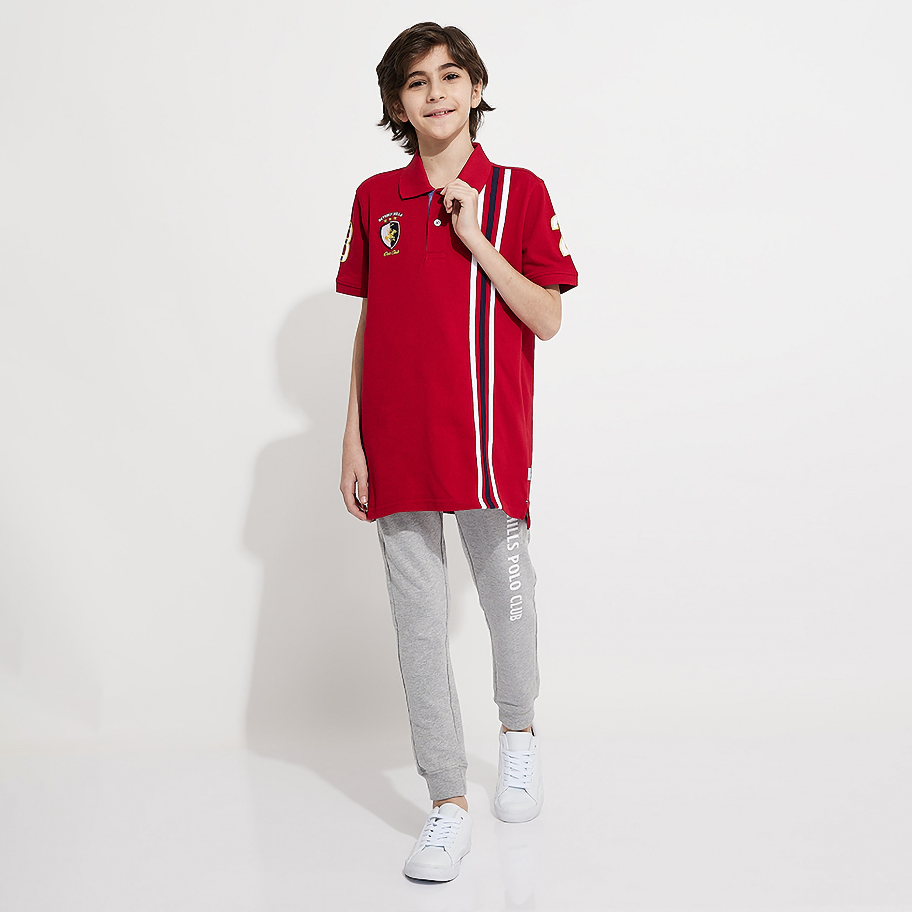 بنطال ركض مطاطي مطبوع من بيفرلي هيلز بولو كلوب-boys-clothing-bottoms-joggersandtrackpants-image-1