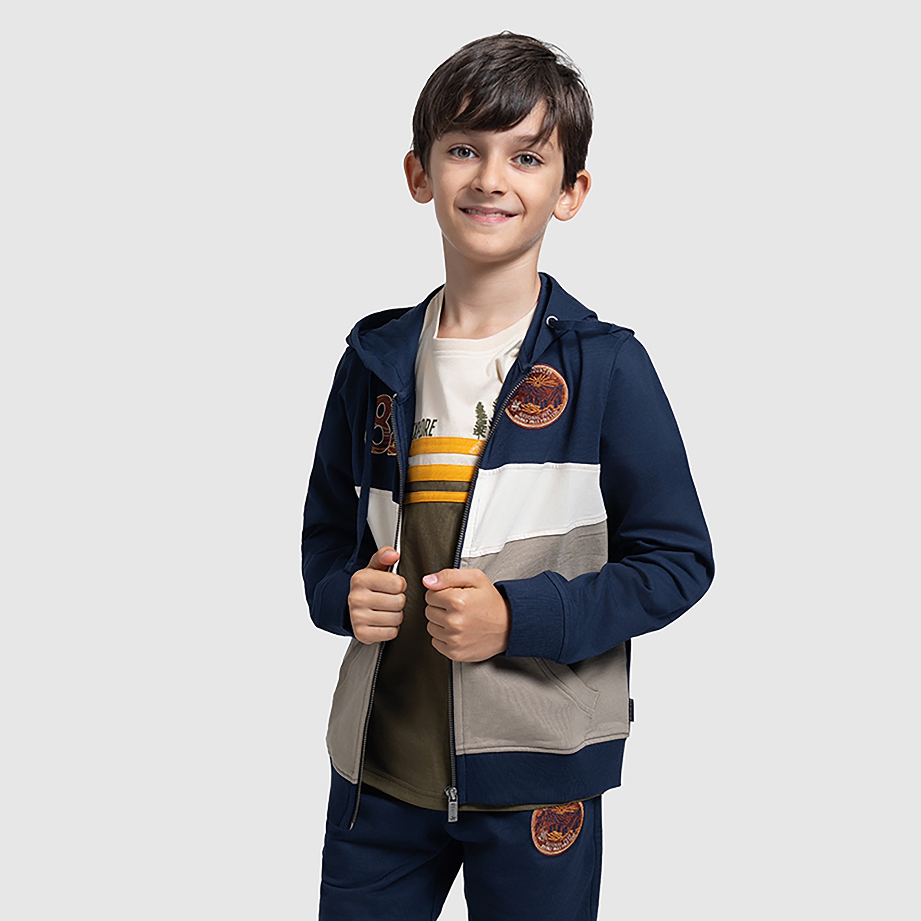 Beverly Hills Polo Club Colour Blocked Long Sleeves Jacket-boys-clothing-jacketsandcoats-image-1
